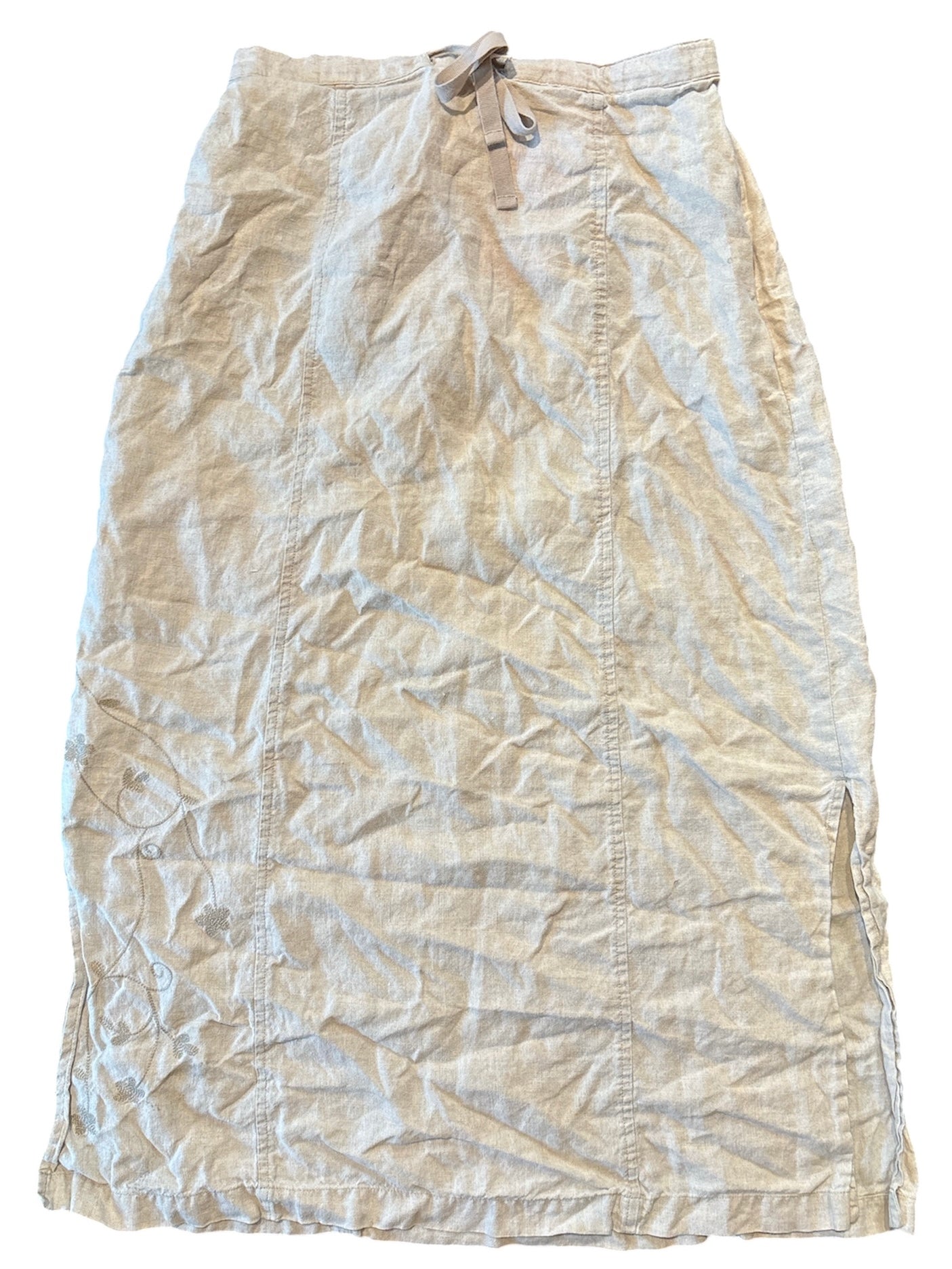 tan linden hill linen maxi, 8