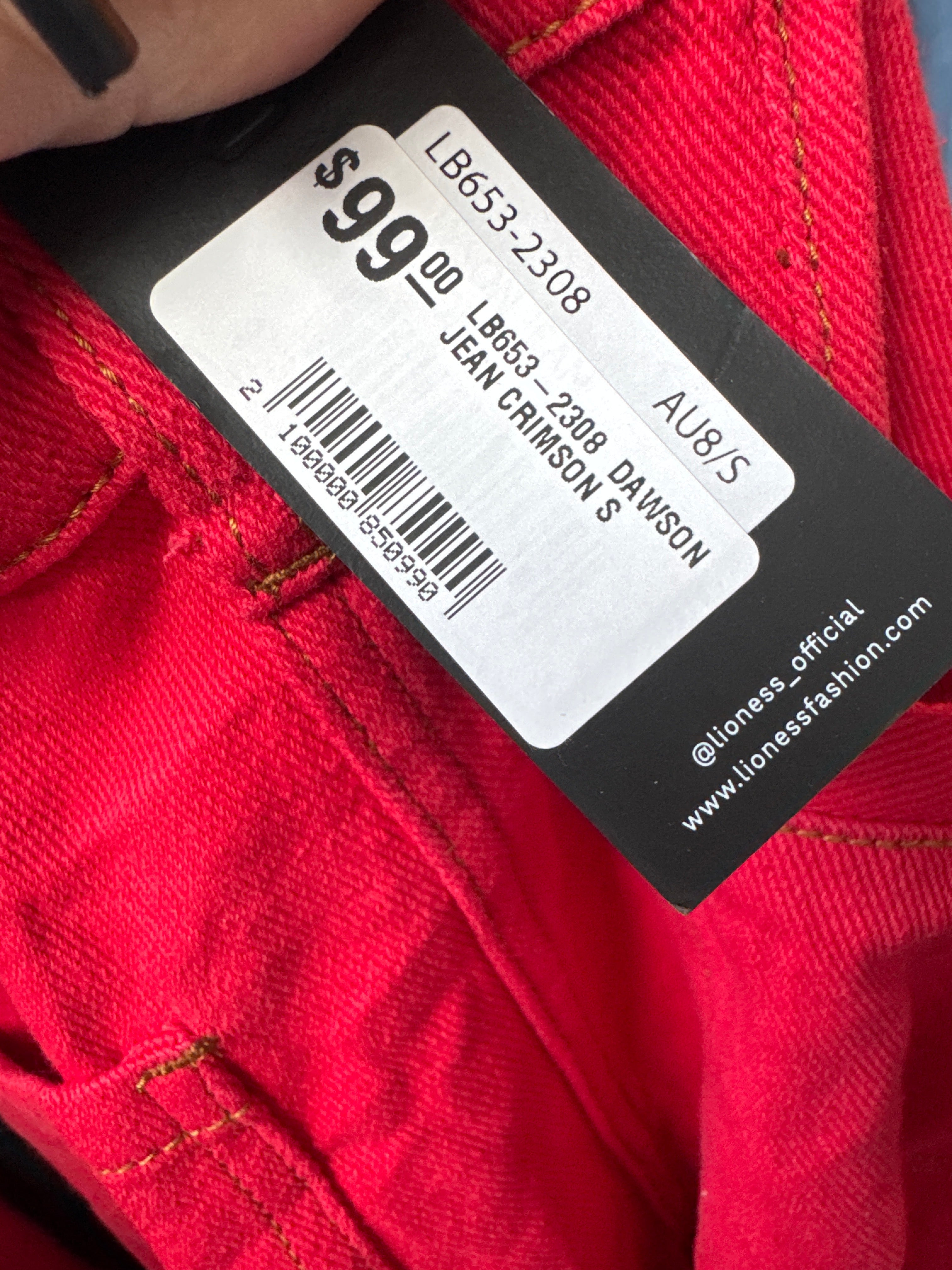 red lioness NWT halter top, s