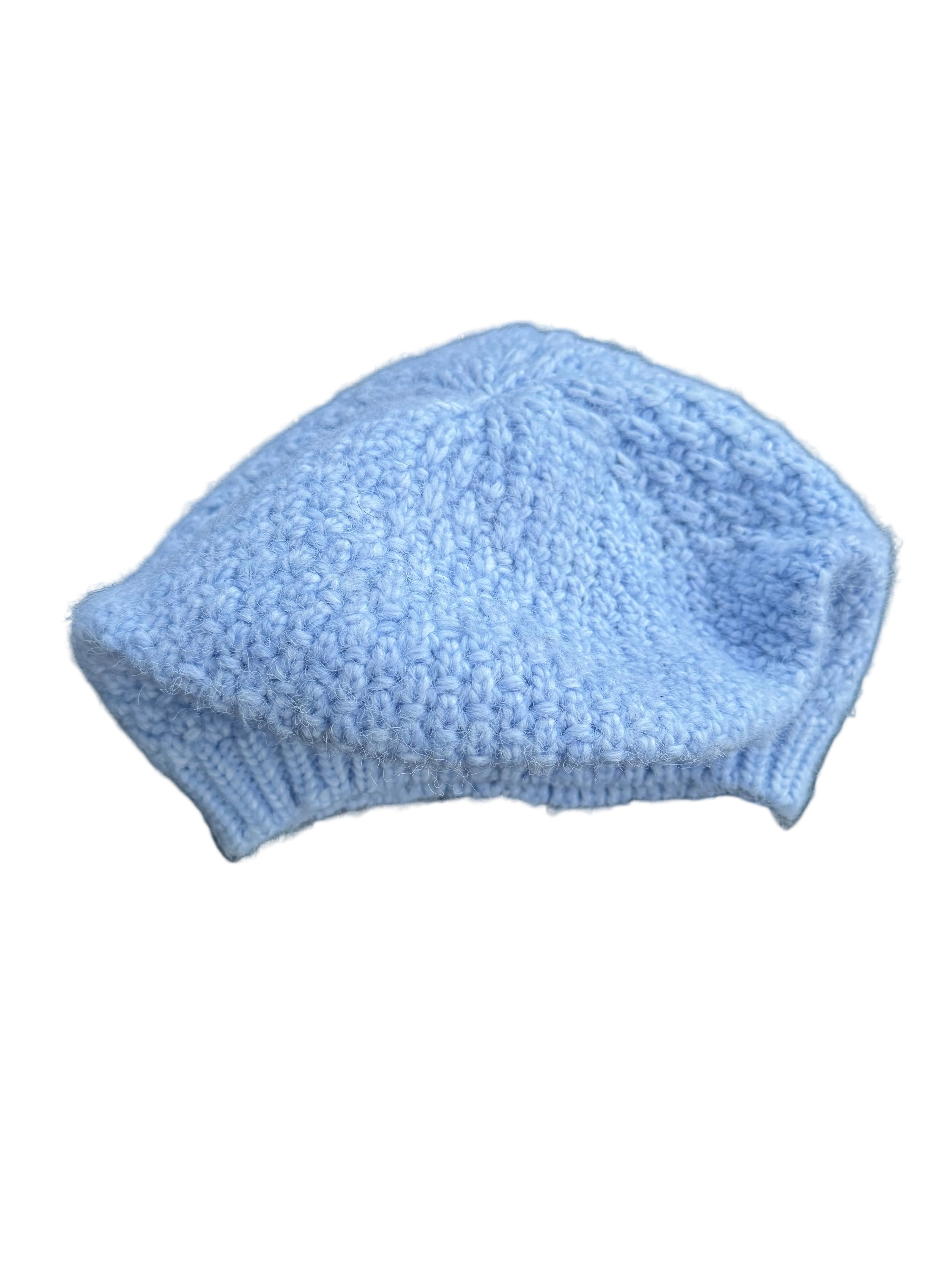 blue H&m knit beret