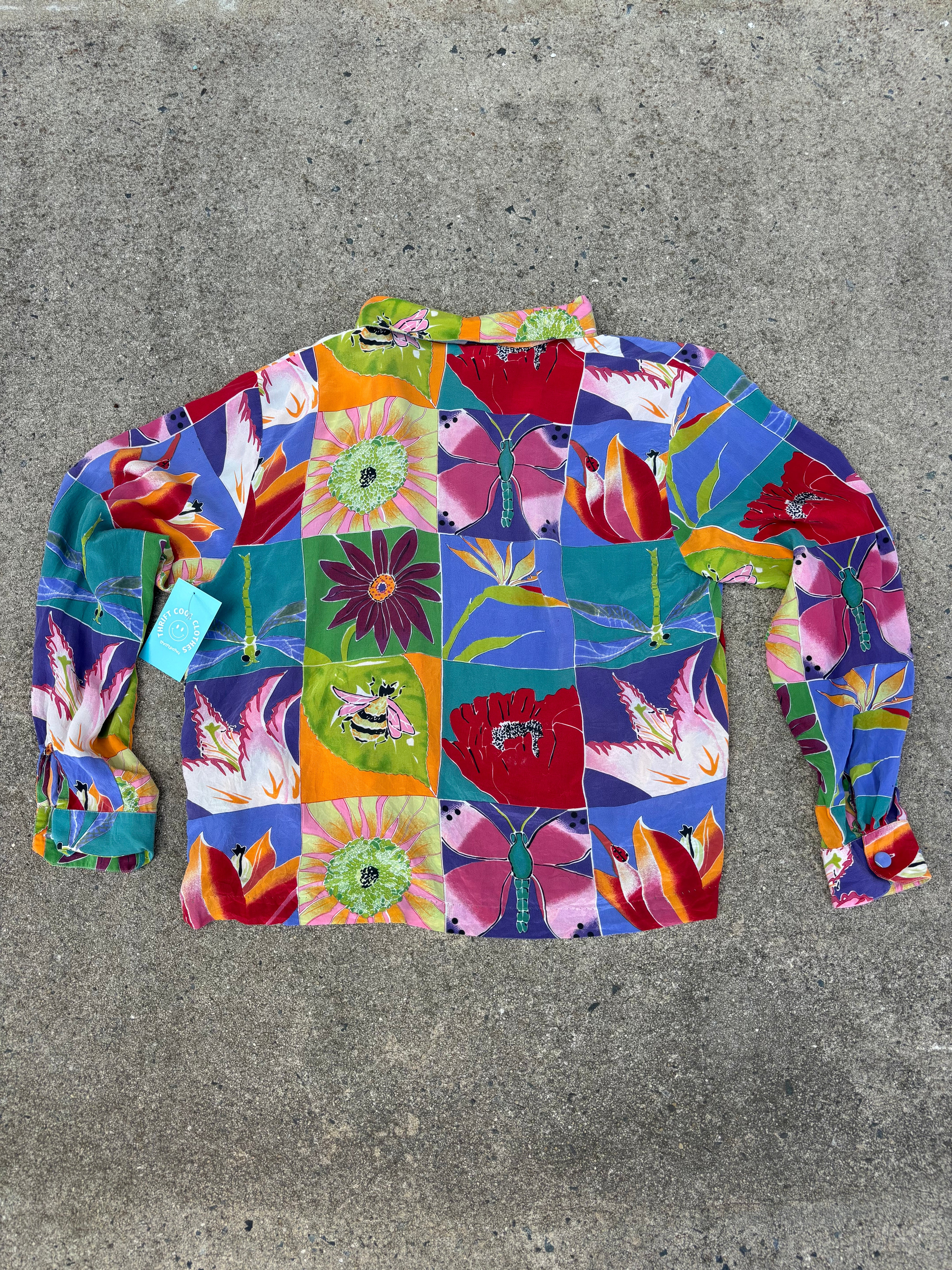multi Piano long sleeve top, XL
