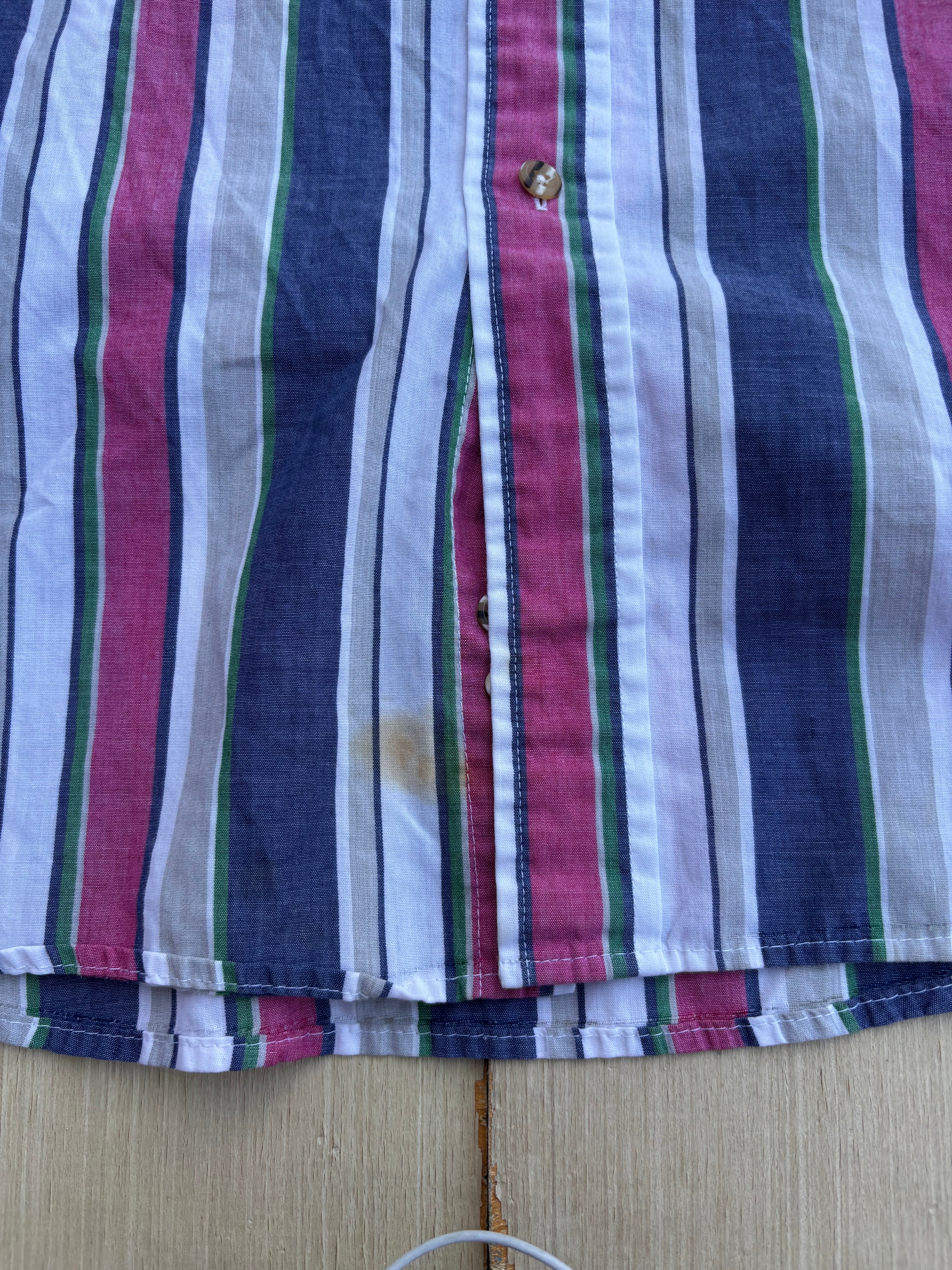 multi andhurts striped button up, 1x