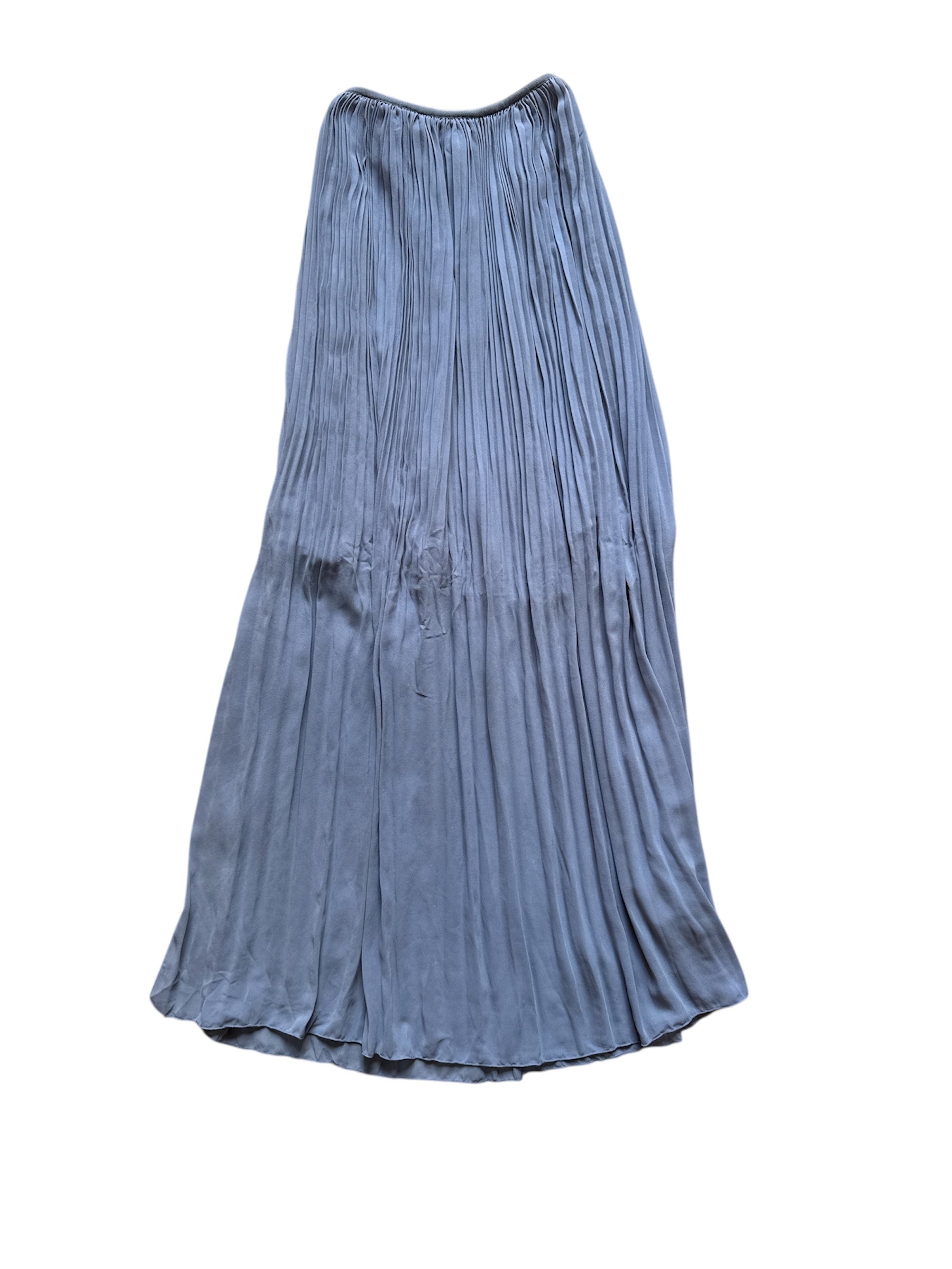blue h&m plisse skirt, xs