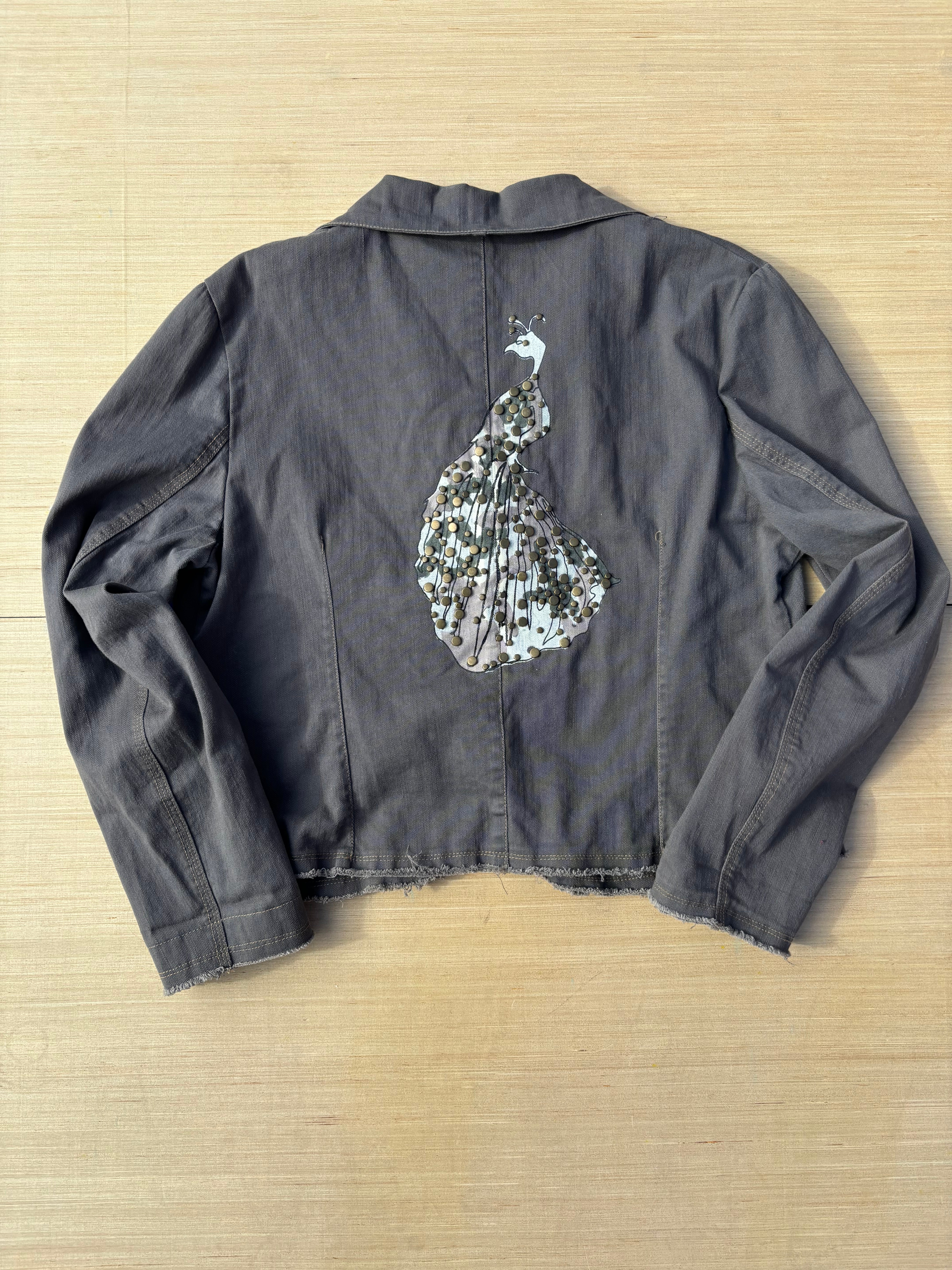 Grey Destiny Peacock jacket, 12