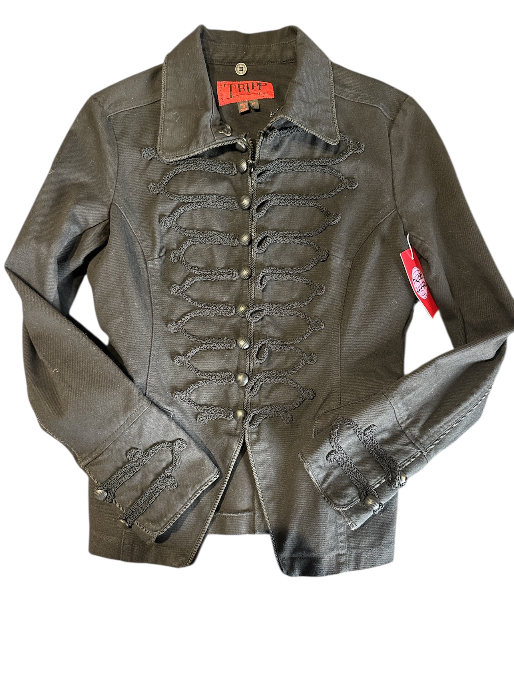 black tripp parade jacket, m