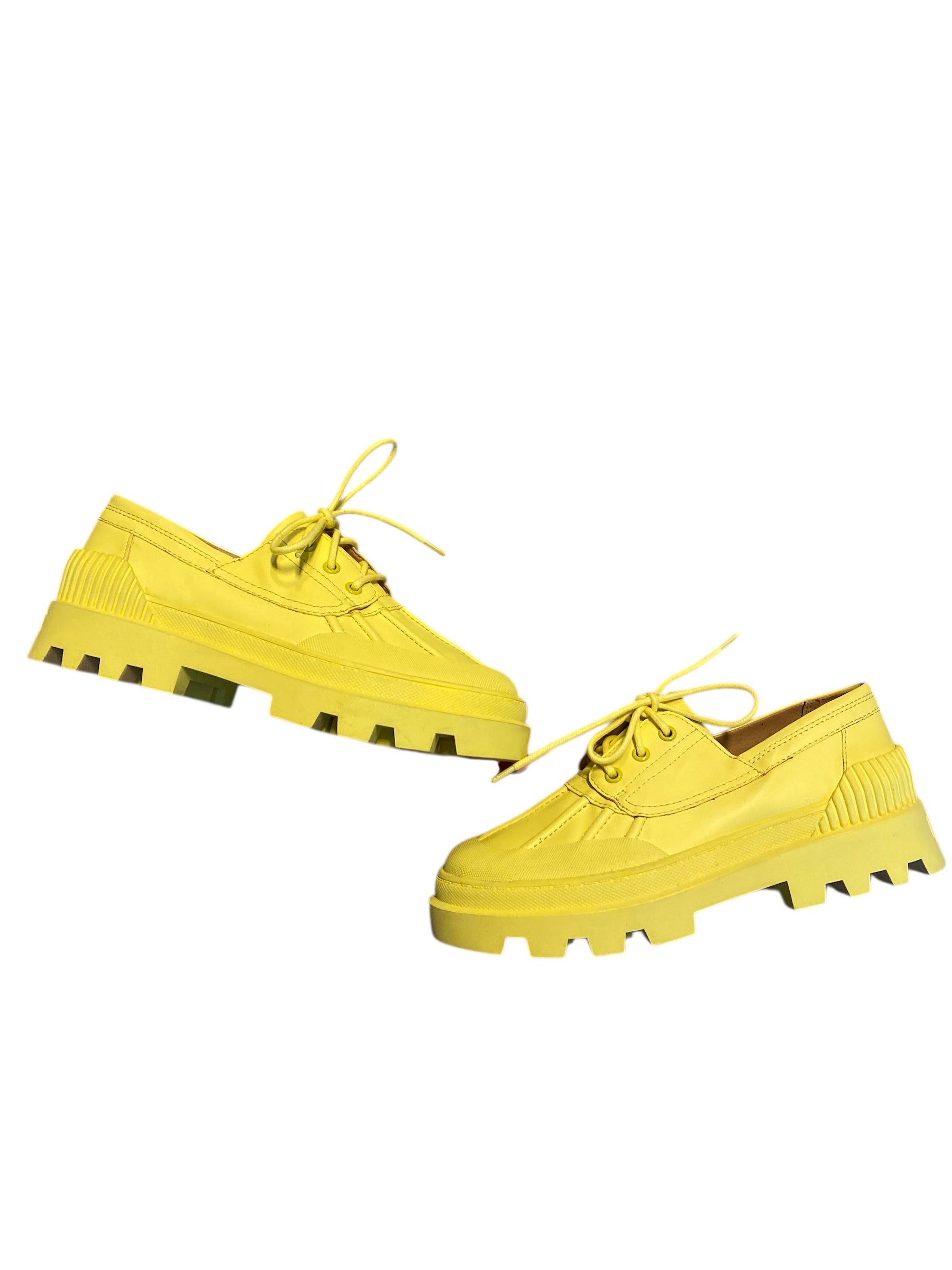 yellow circus by sam edelman chunky shoe, 8.5