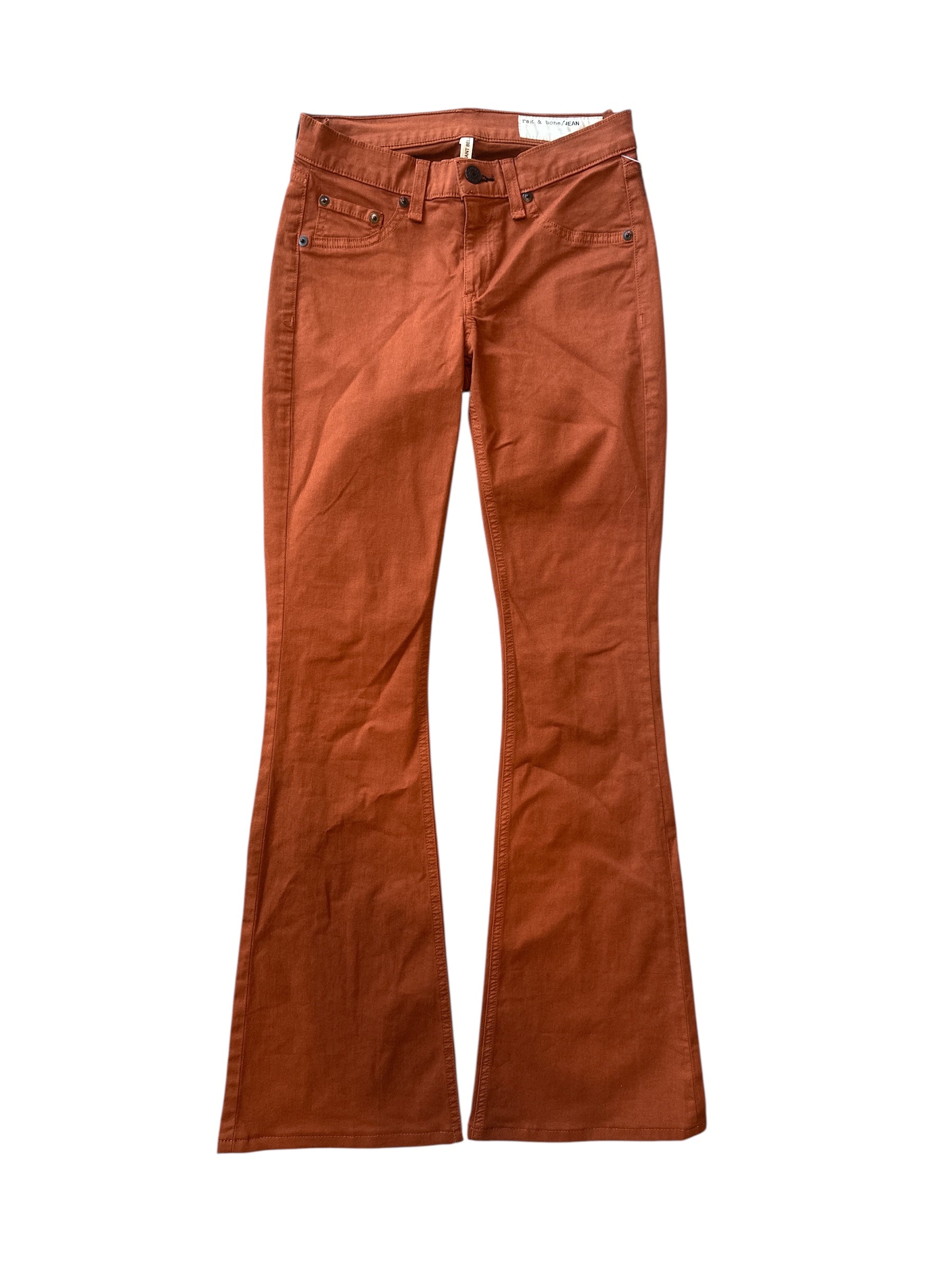 Rust Rag and bone Bell bottoms, 25