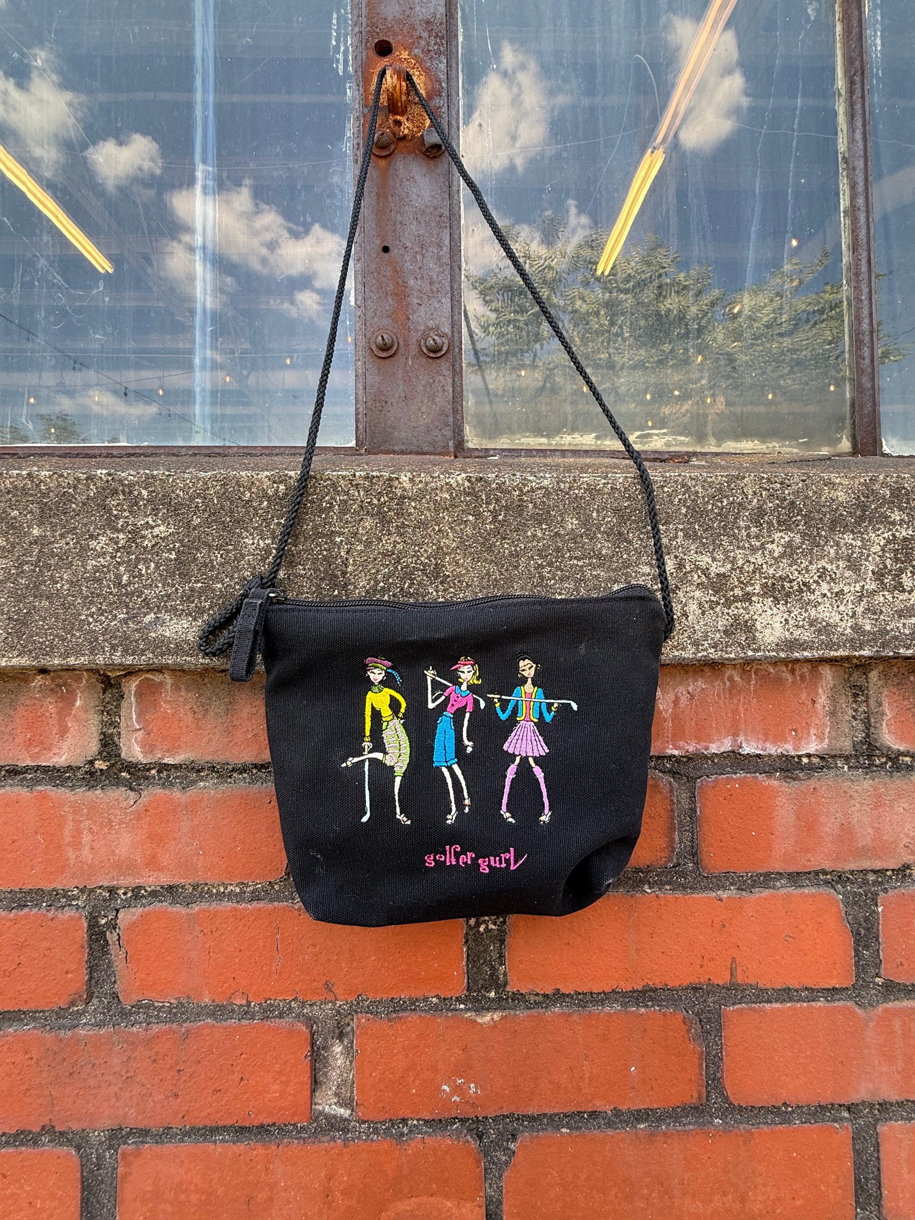 black marlo sport golf gurl purse