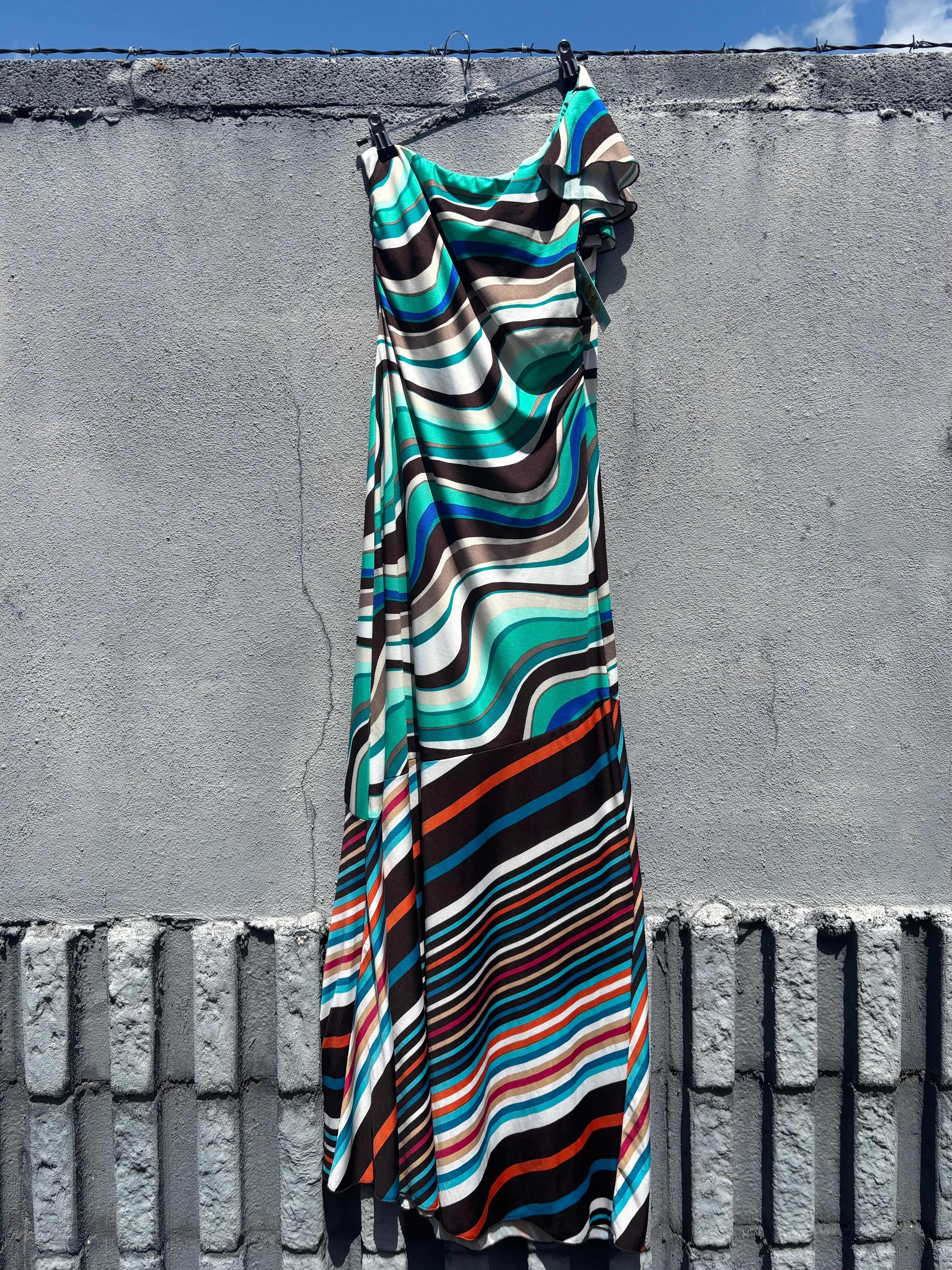 Multi Xtraordinary Funky print maxi, M