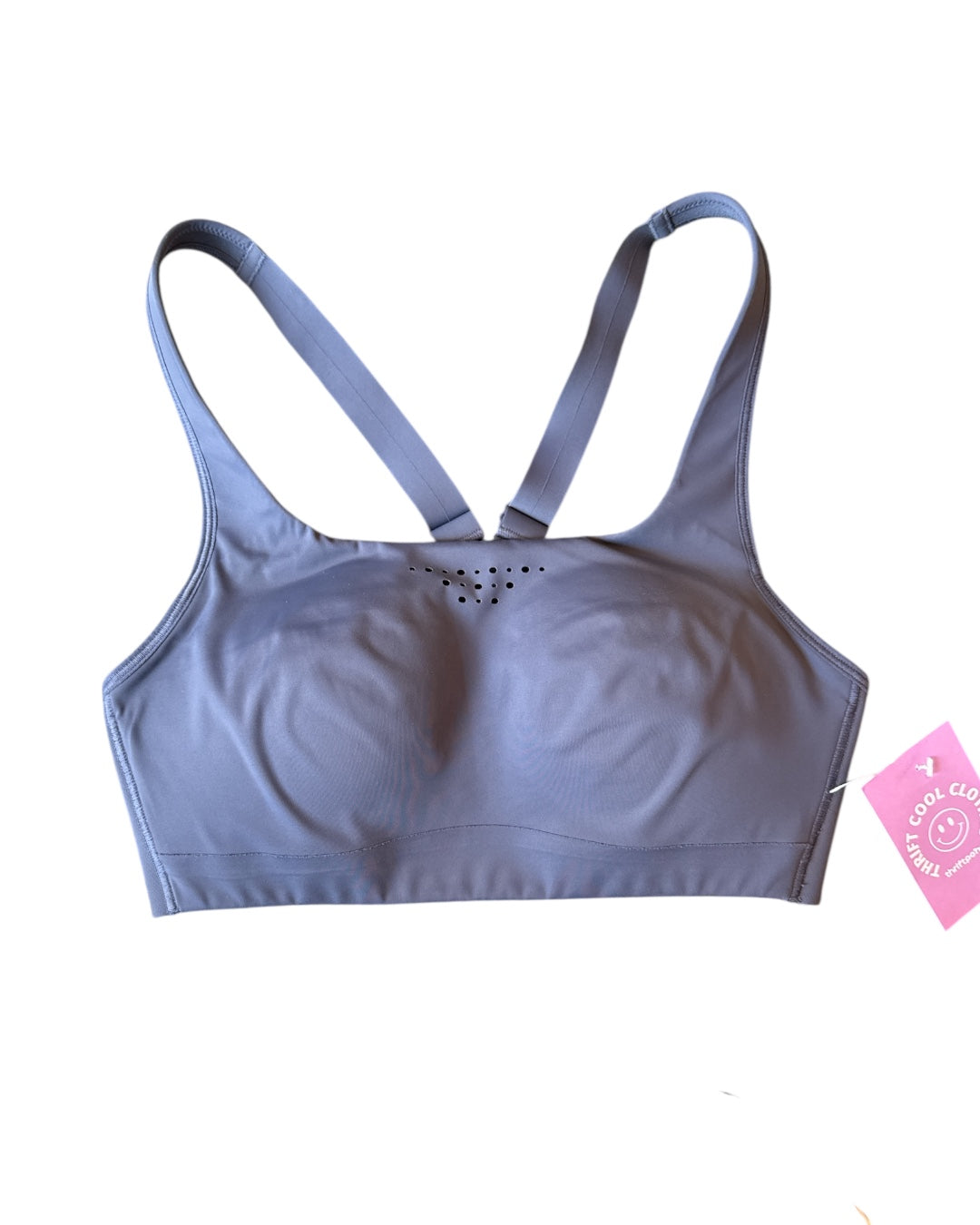 blue athleta sports bra, 32C