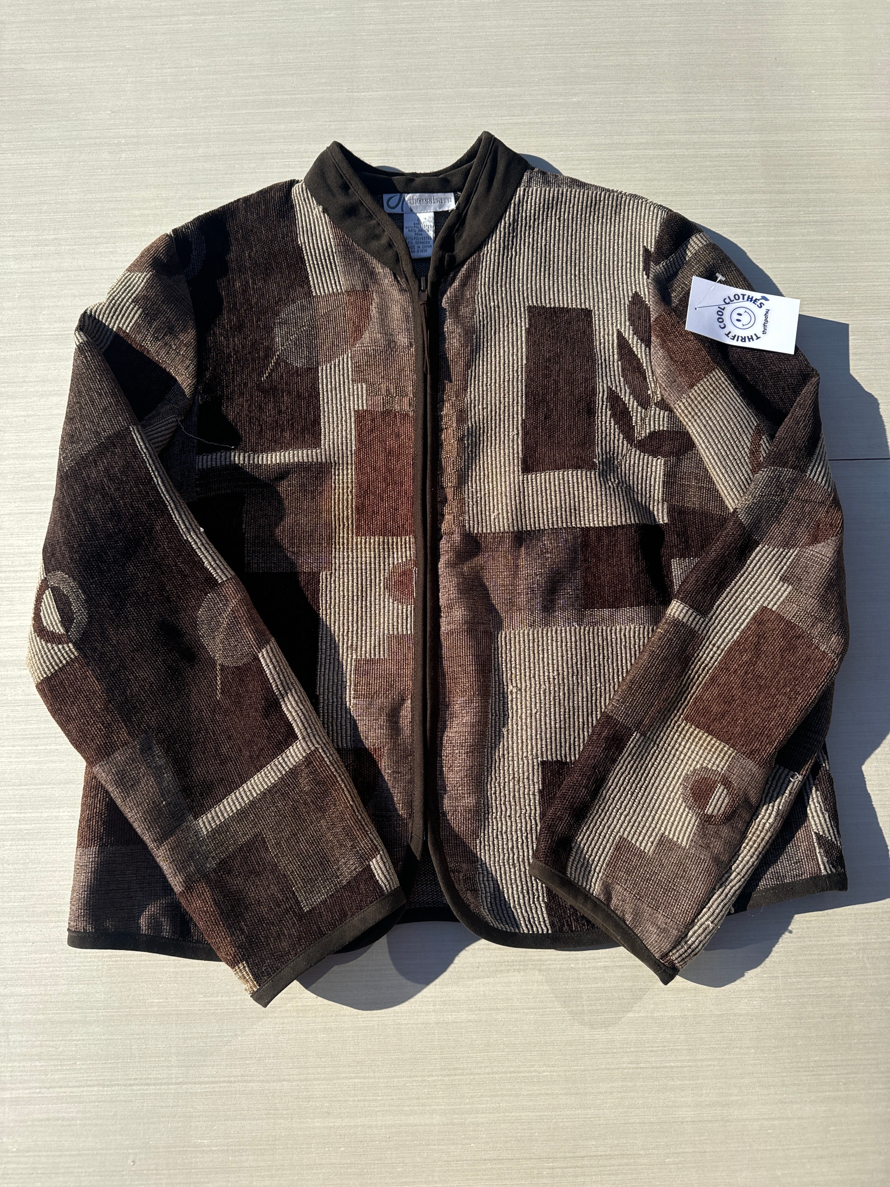 Brown Dressbarn Tapestry jacket, L