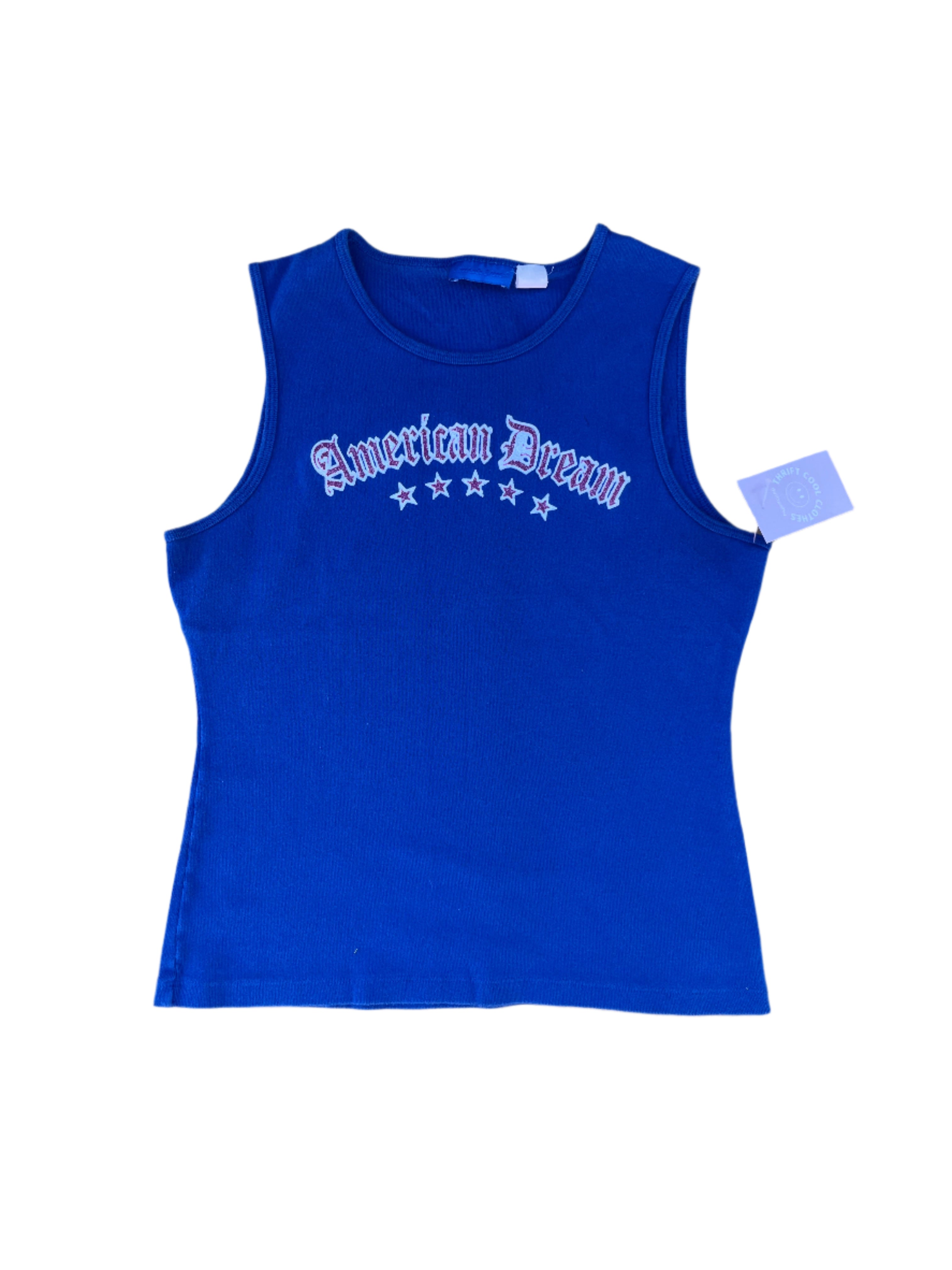 blue finish line american dream tank, m