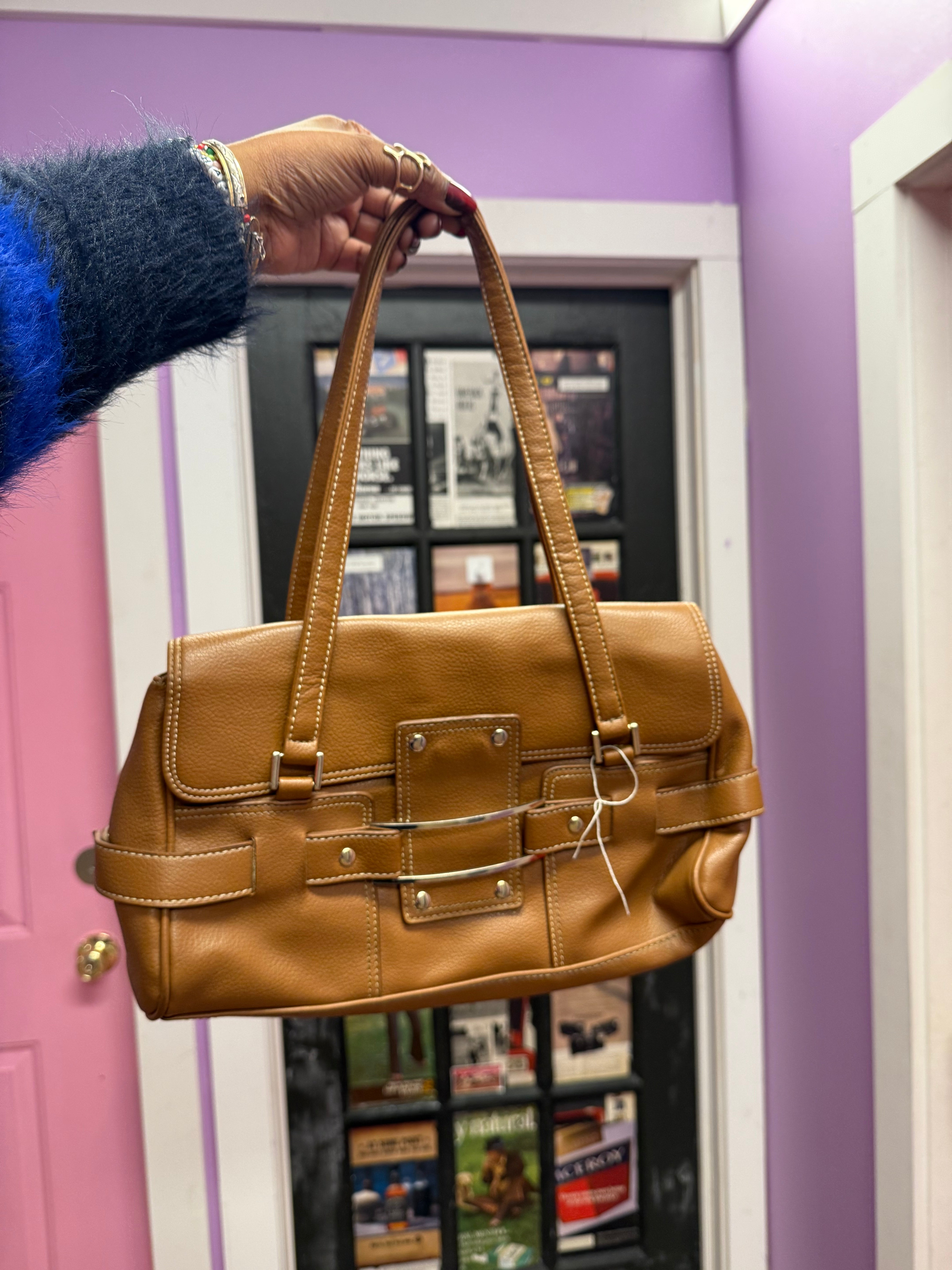 brown liz claiborne brown purse