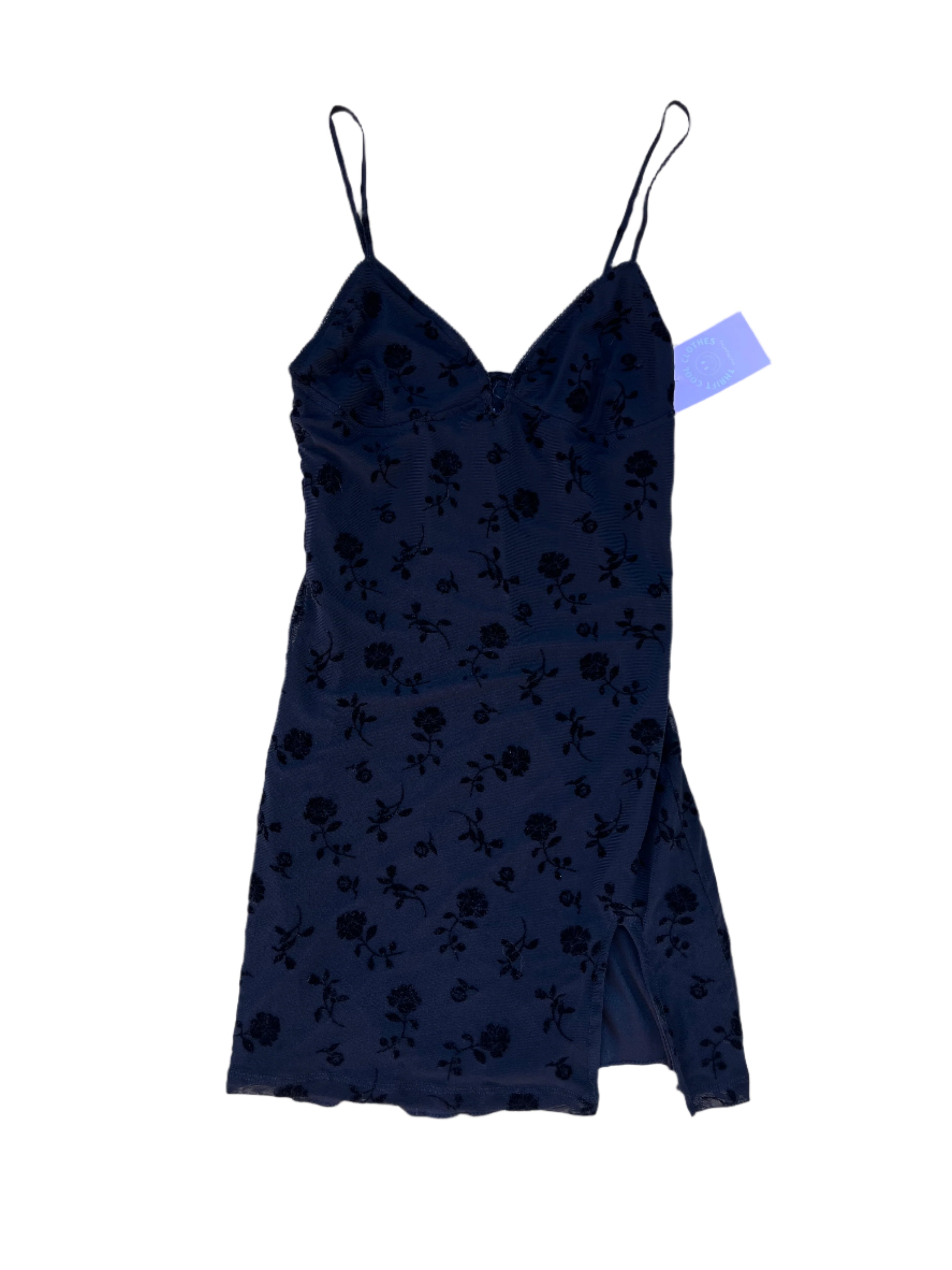 black motel short slinky dress, S