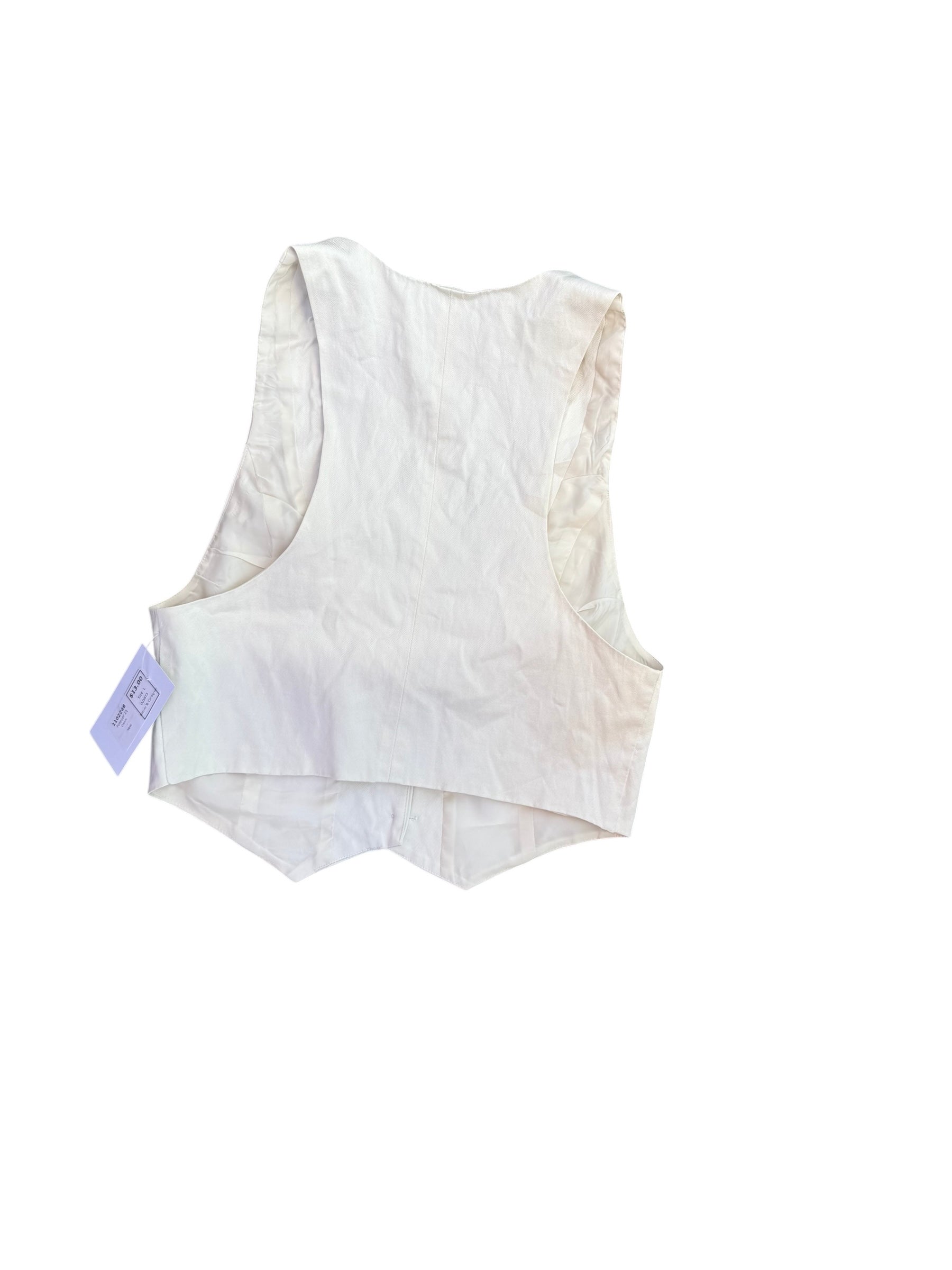 Cream Forever 21 Vest, L