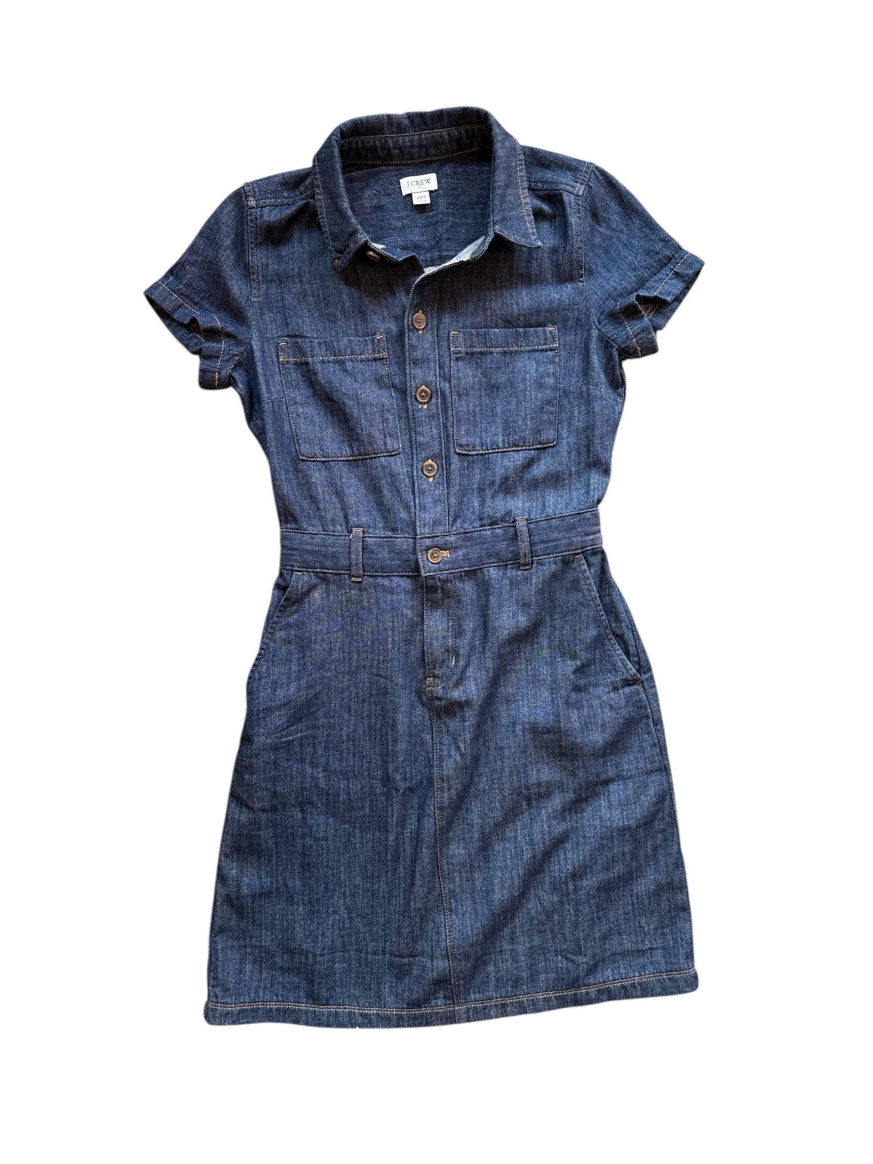 blue j crew denim dress, 00