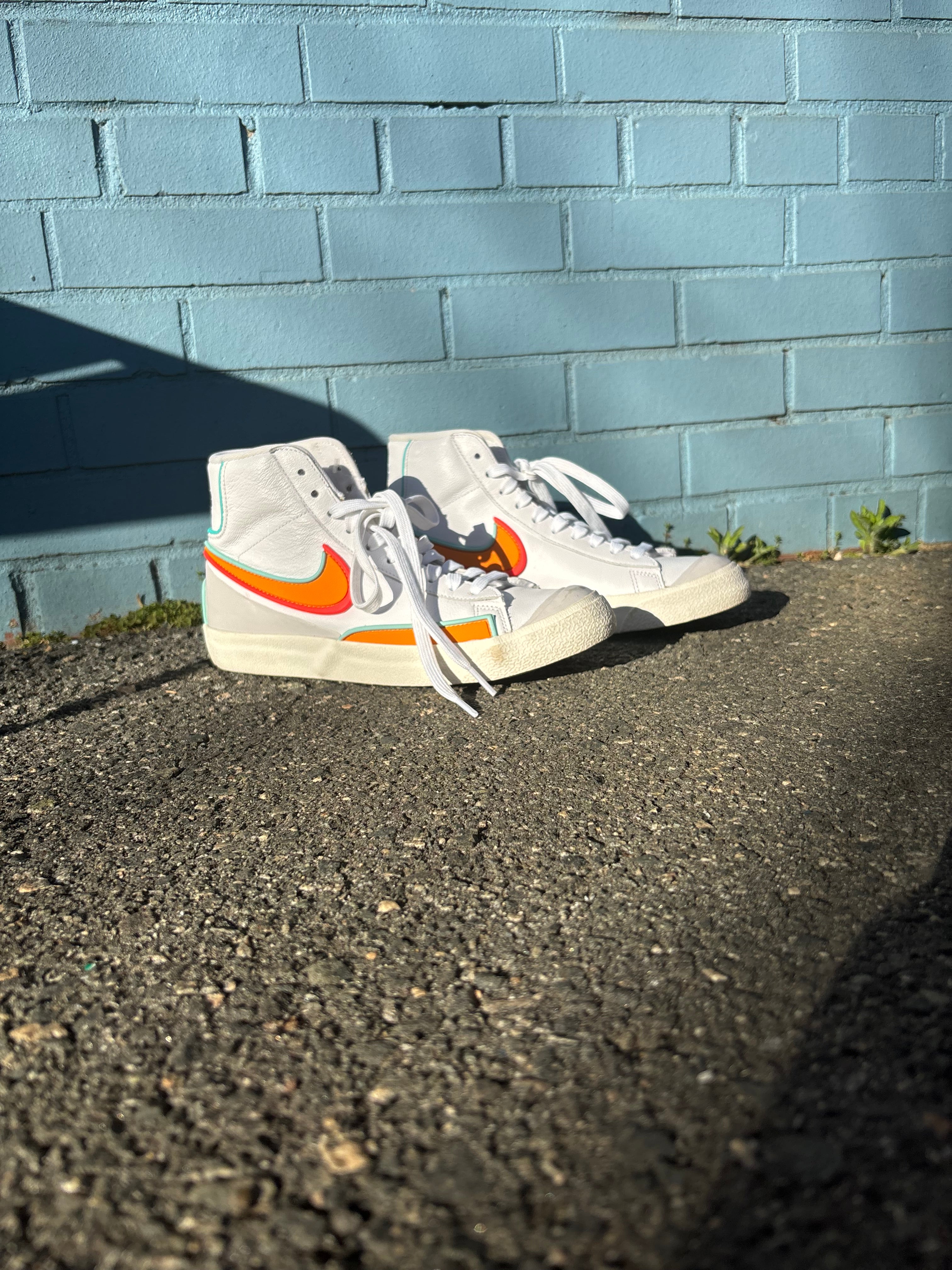 white orange teal nike blazers, 8