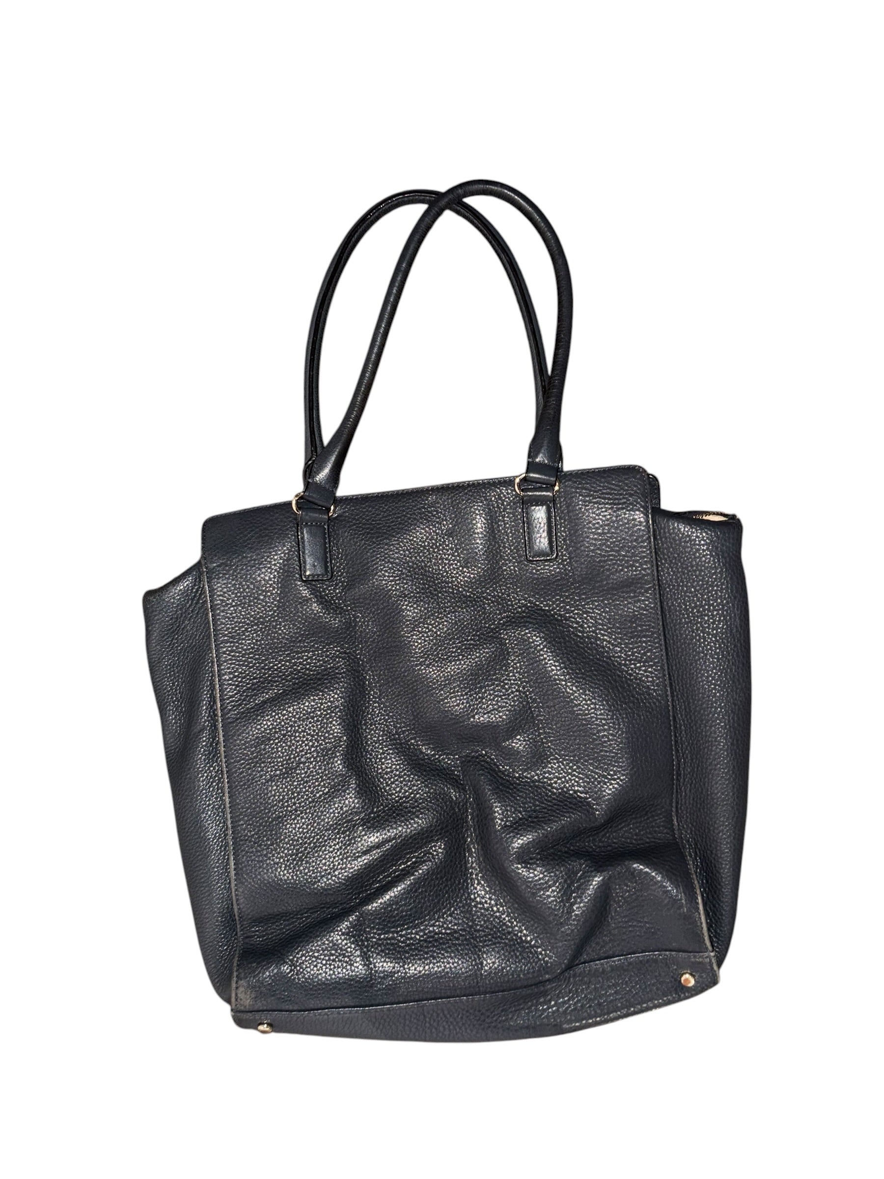 black kate spade leather large purse