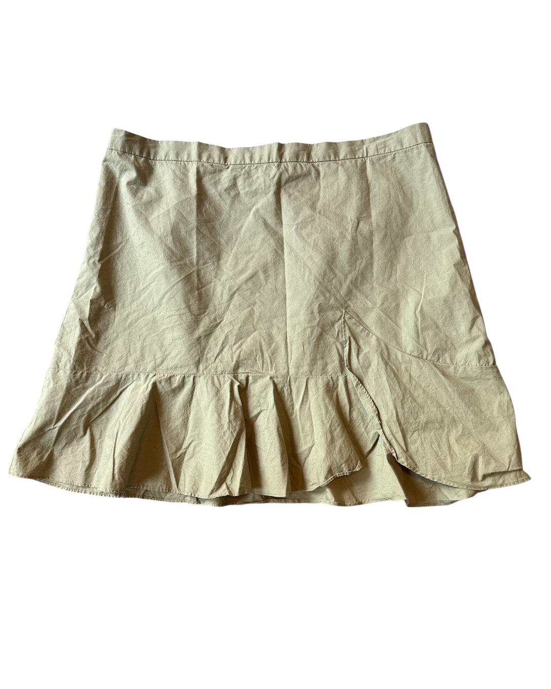 green madewell dropwaist ruffle skirt, 10
