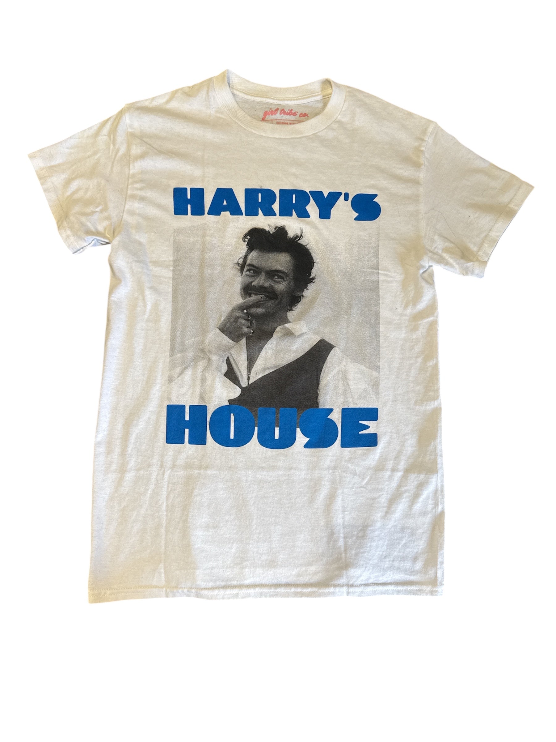 white black blue girl tribe harrys house tee, s