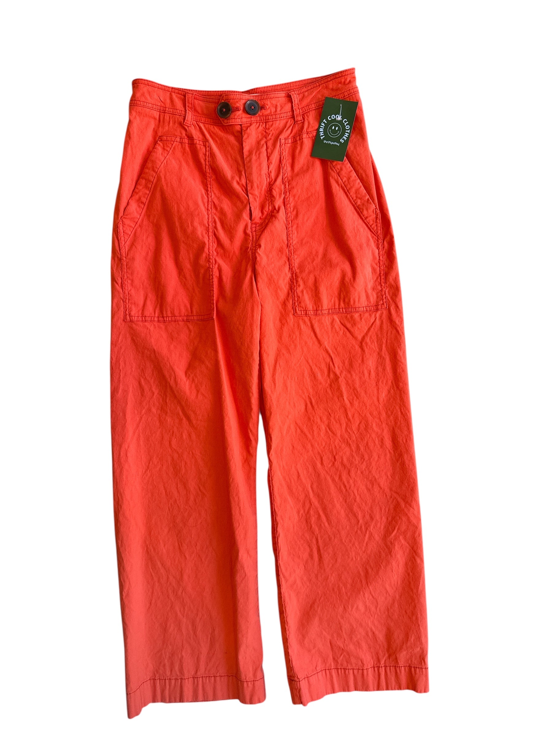 orange maeve wide leg pant, 6