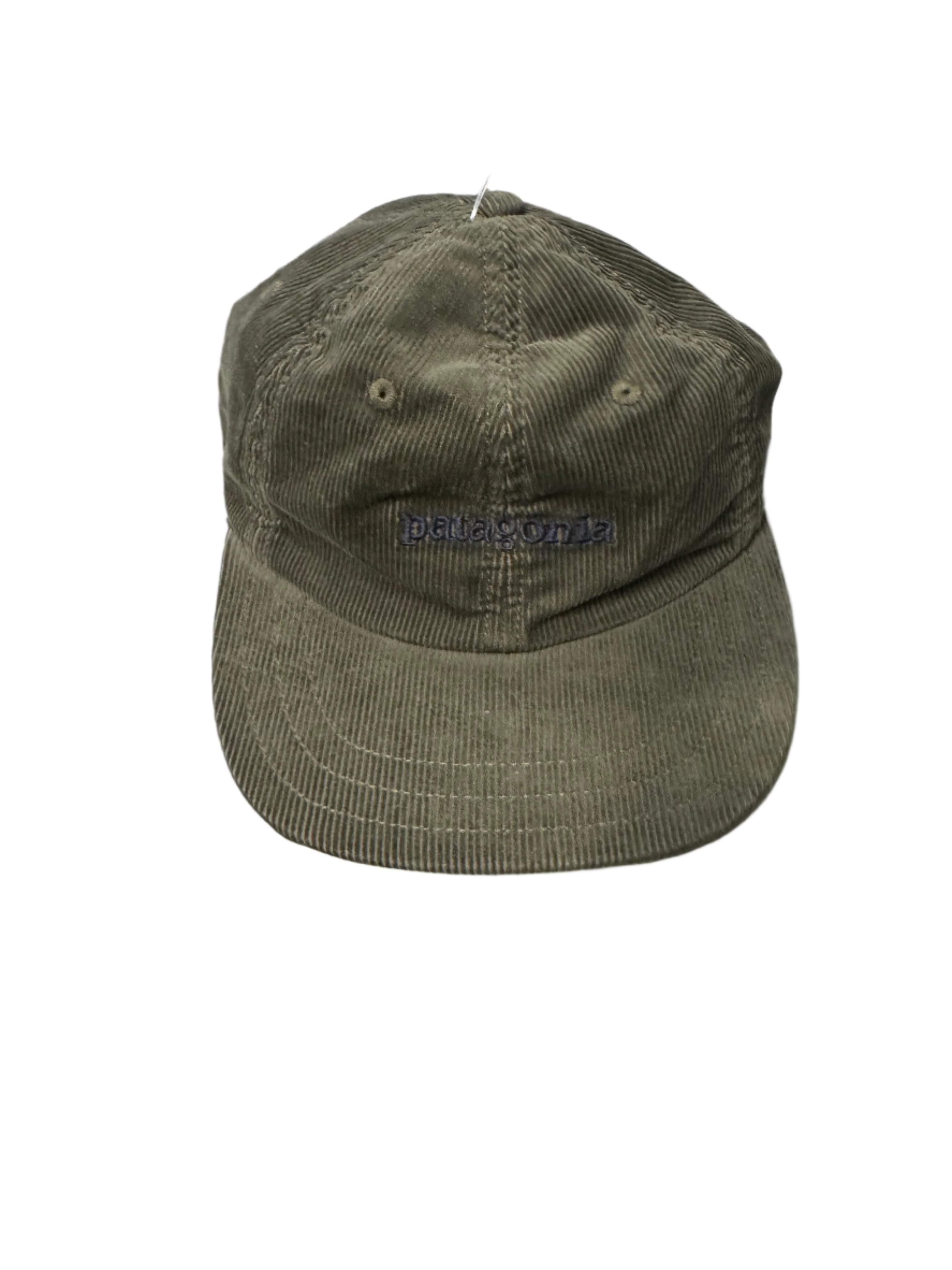green patagonia cord snapback