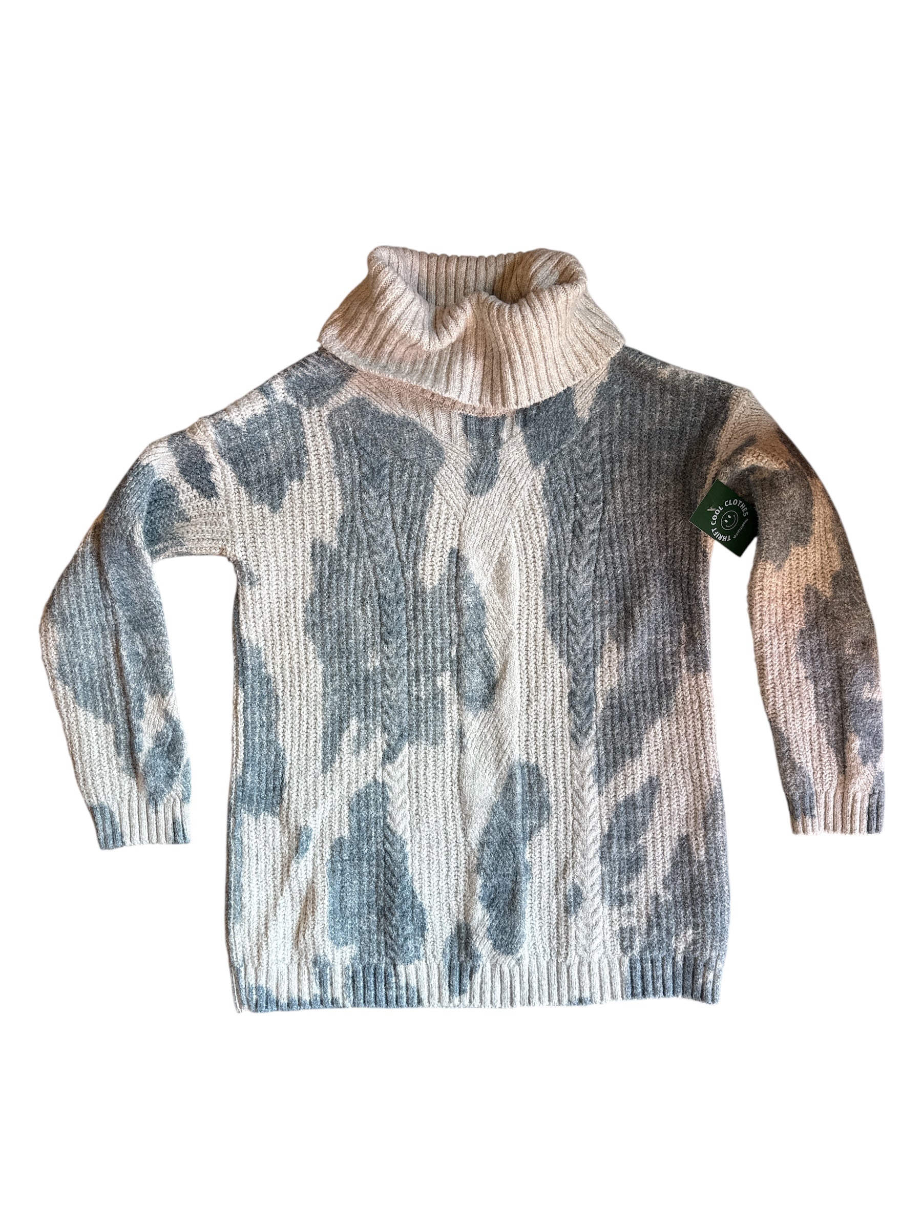 gray pilcro knit sweater, M