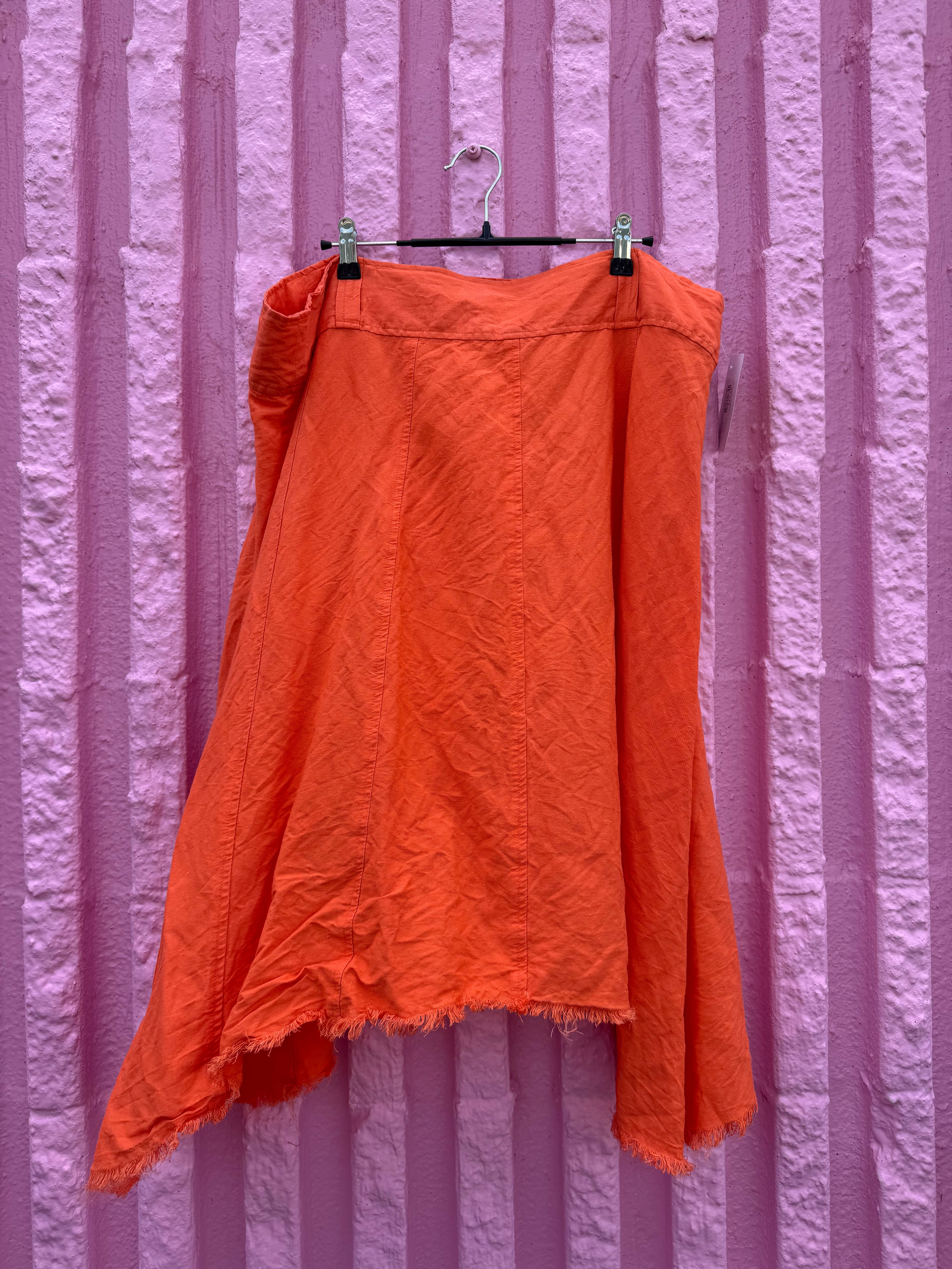 orange sherry taylor Midi skirt, 2x