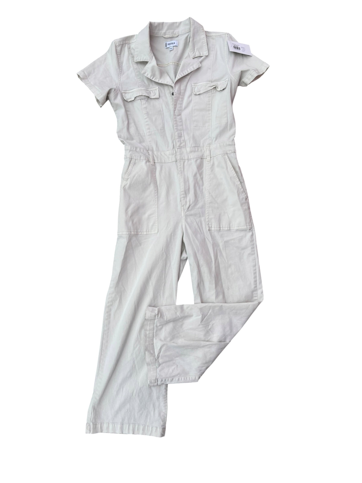 white grey pistola cool cutie jumpsuit, L
