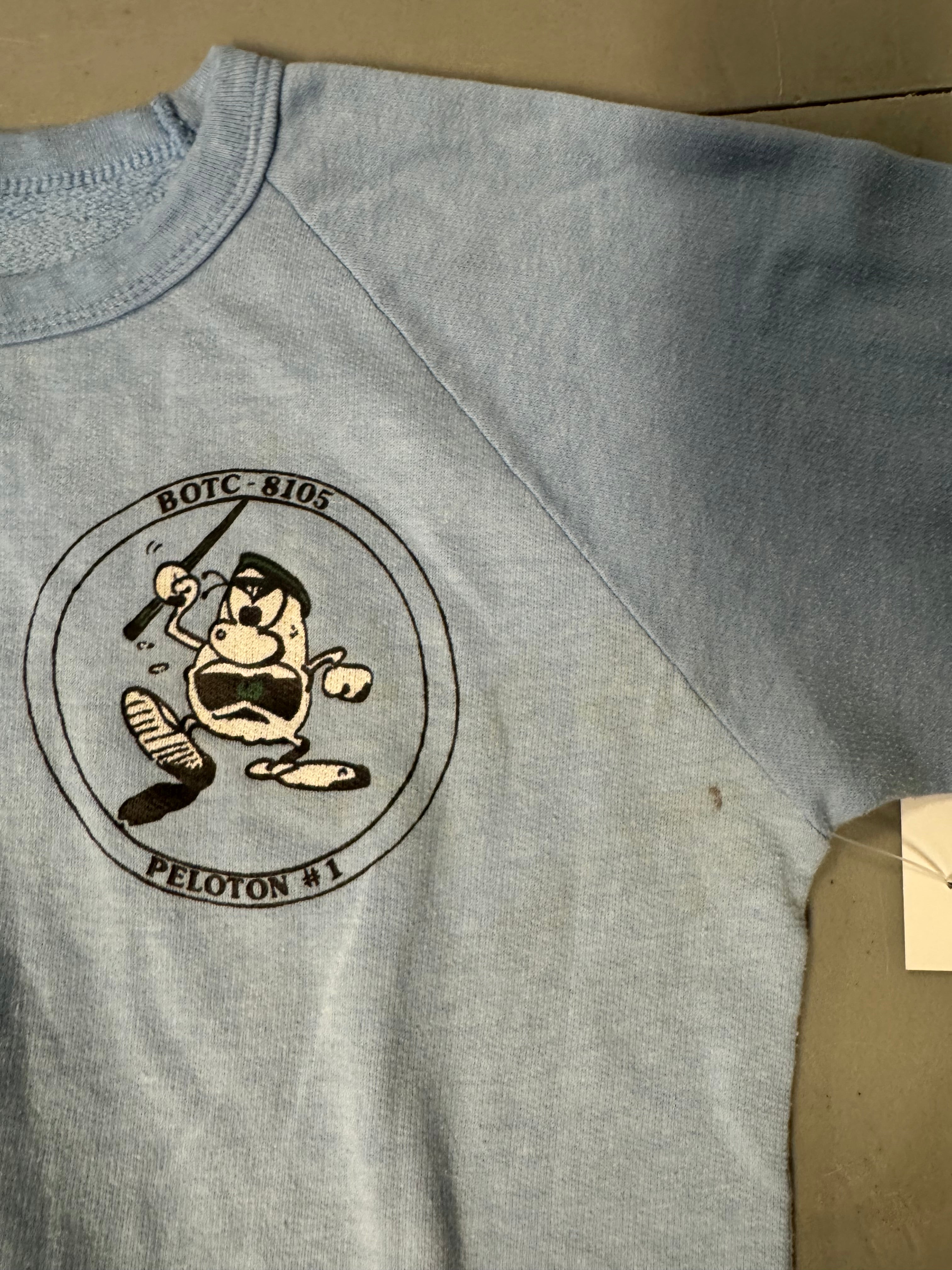 blue sunshine vtg peloton crew, m