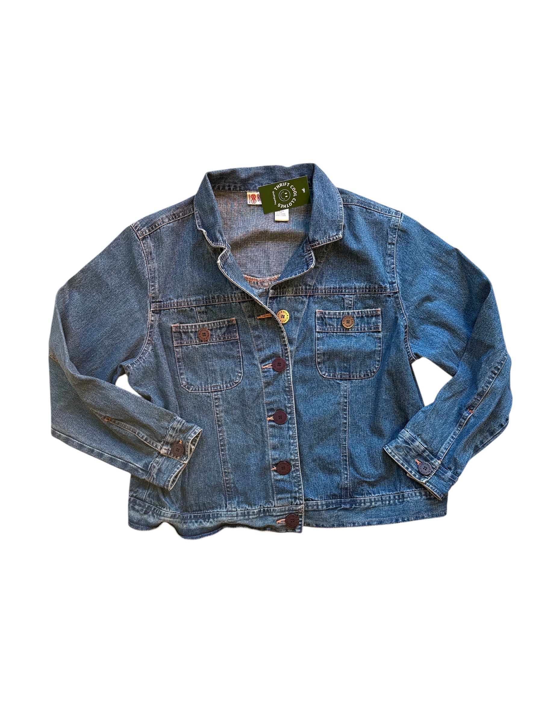 blue billblass denim jacket, 2x