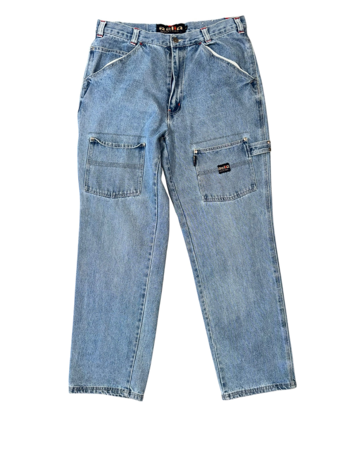 med wash reliq industries sooo cool pocket jeans, 36