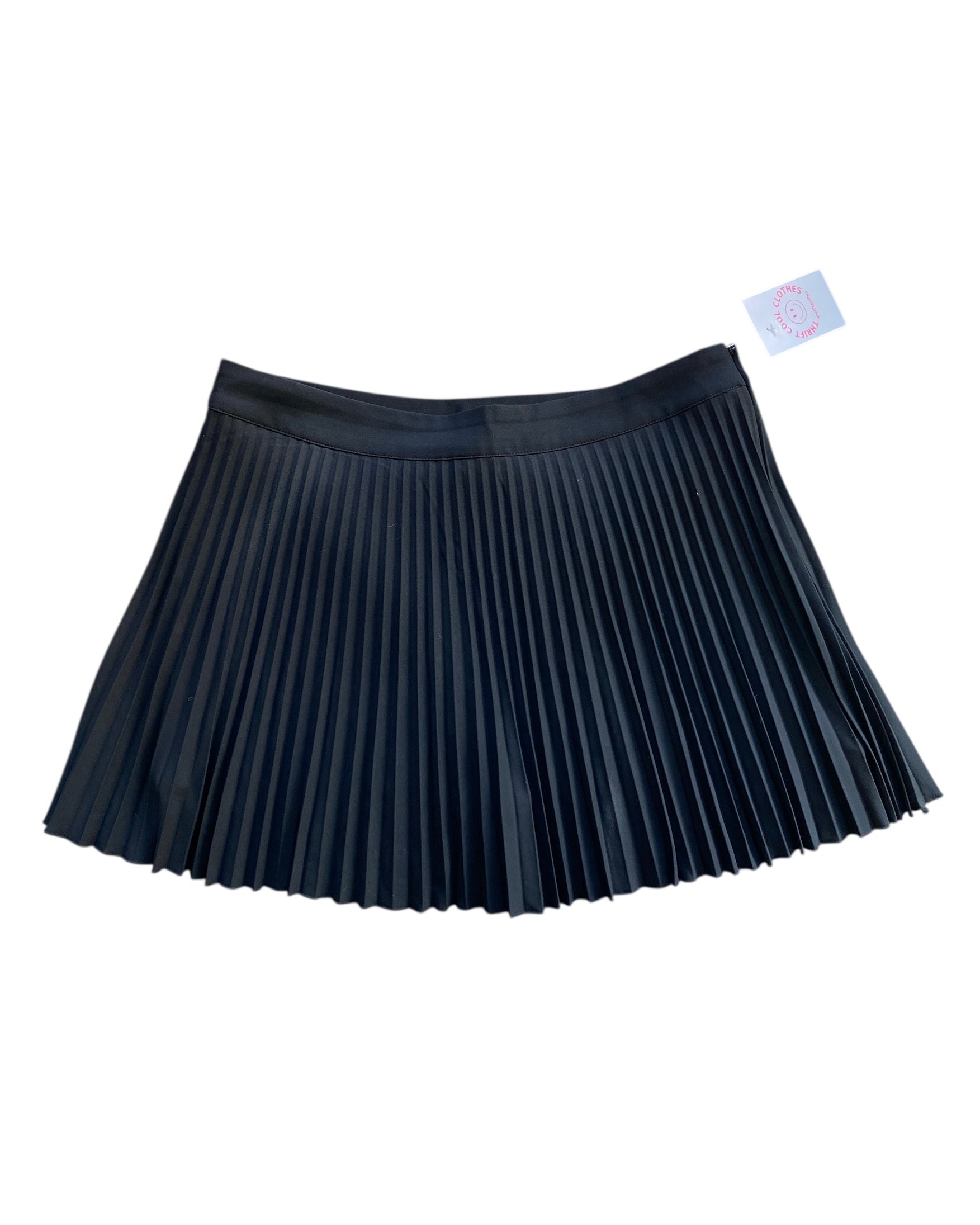 black h&m pleated mini skirt, 12