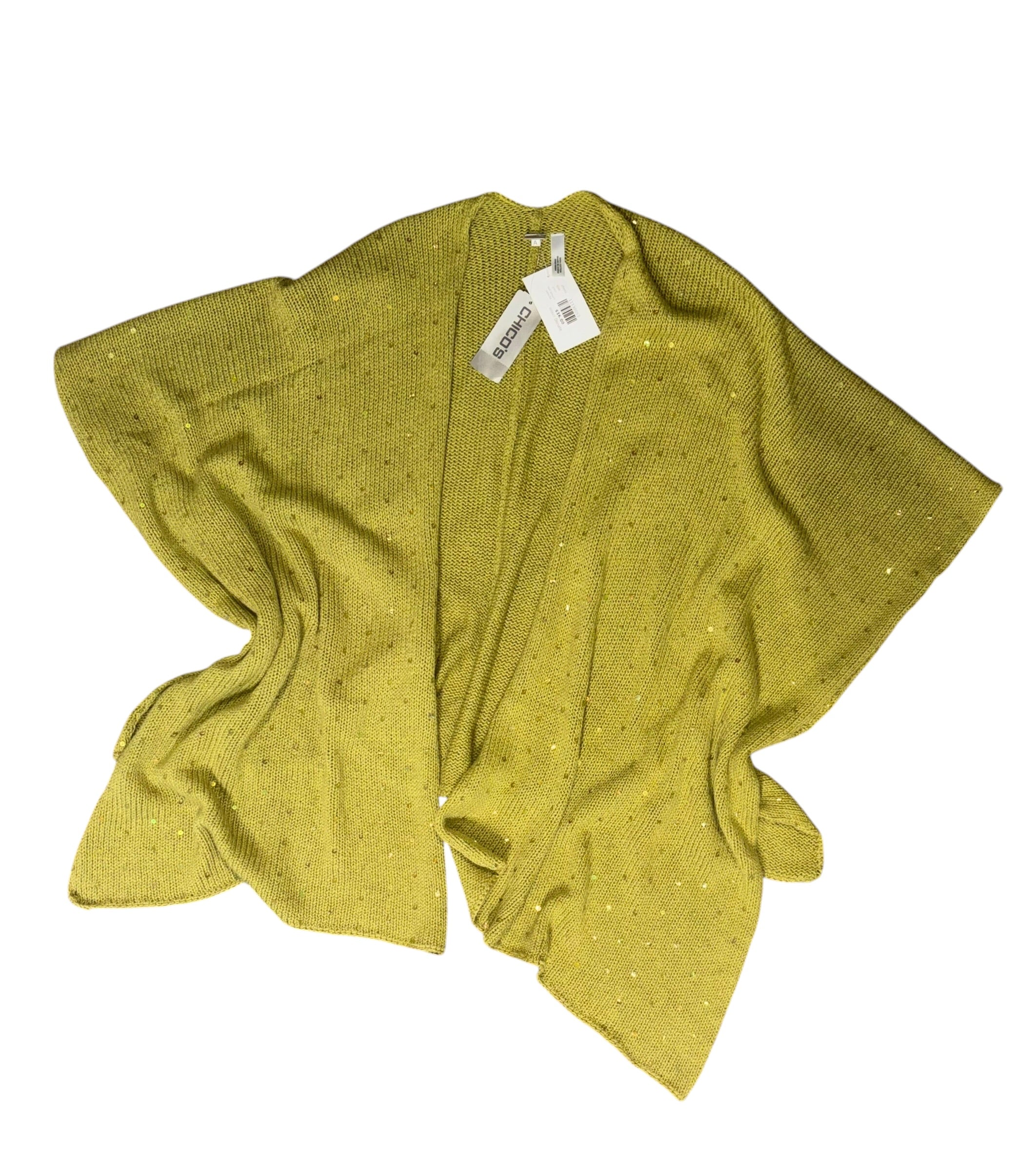 green chicos nwt sequin poncho