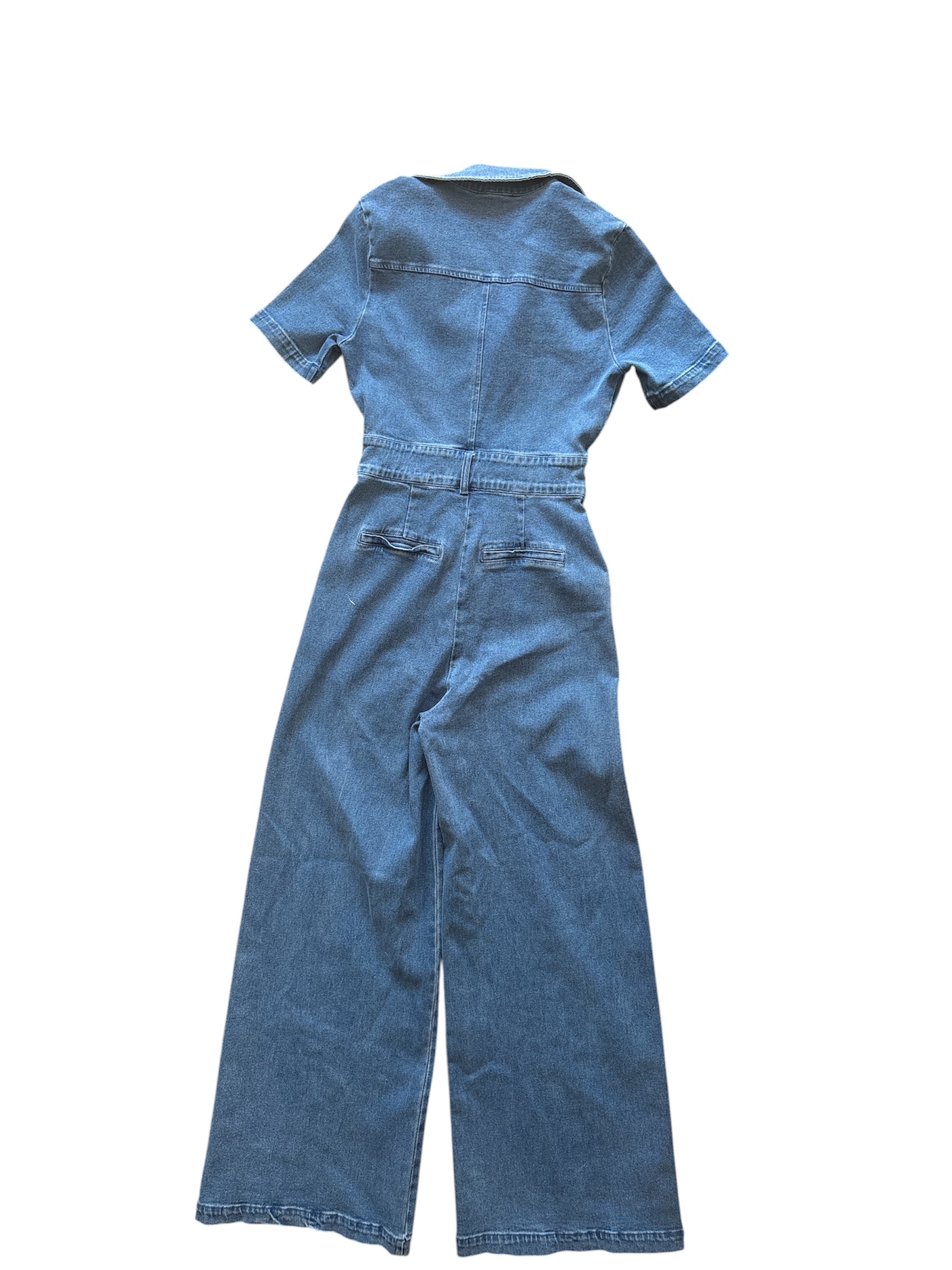 Blue flying tomato Denim one piece, Small