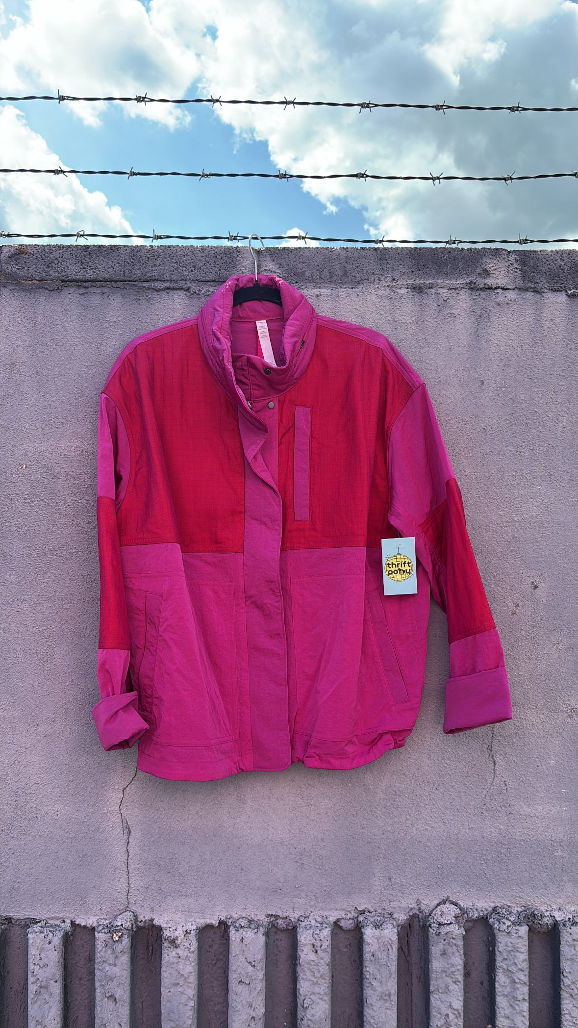 pink Lululemon Windbreaker jacket, 12