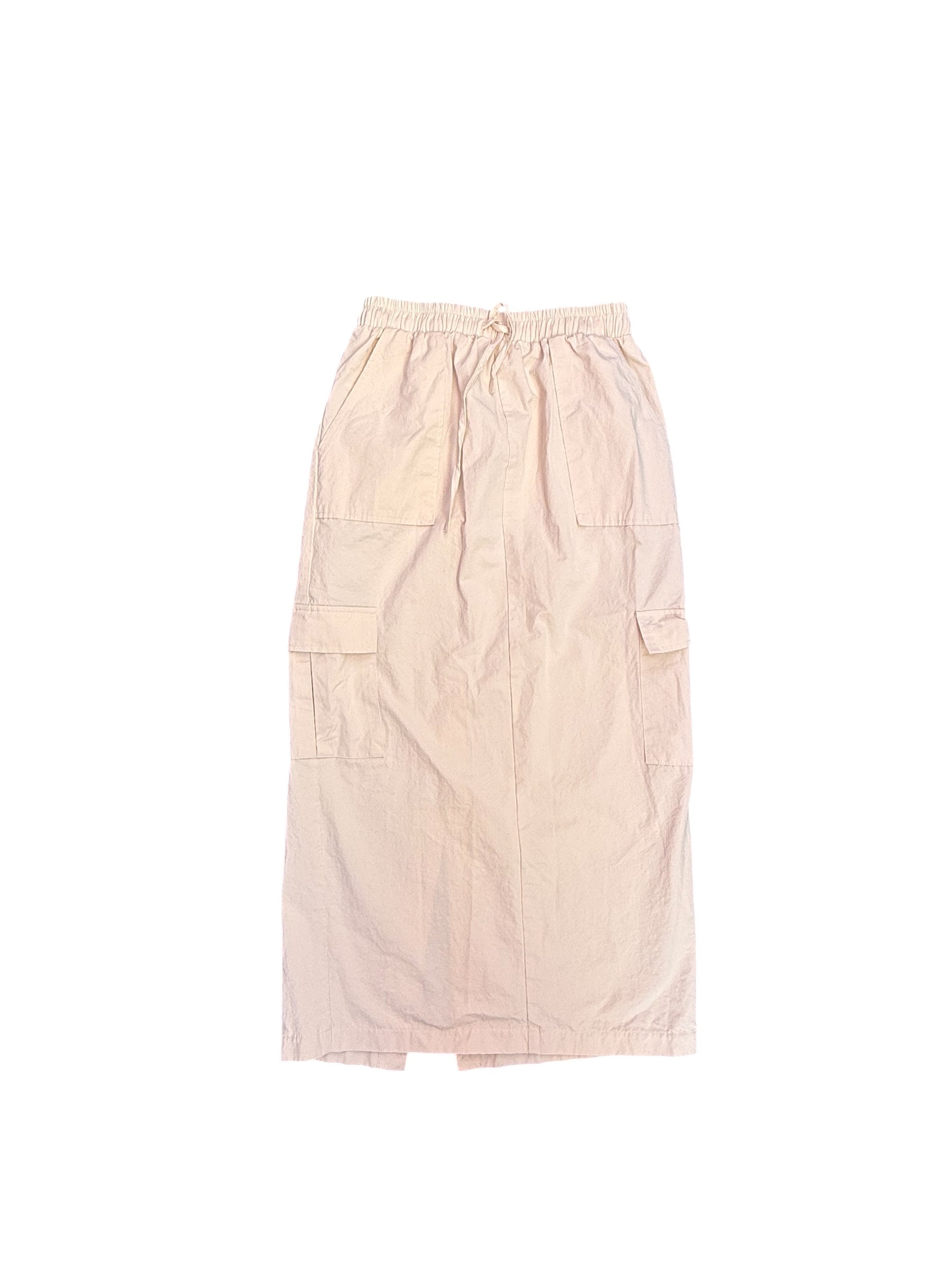 Tan bohme cargo skirt, S