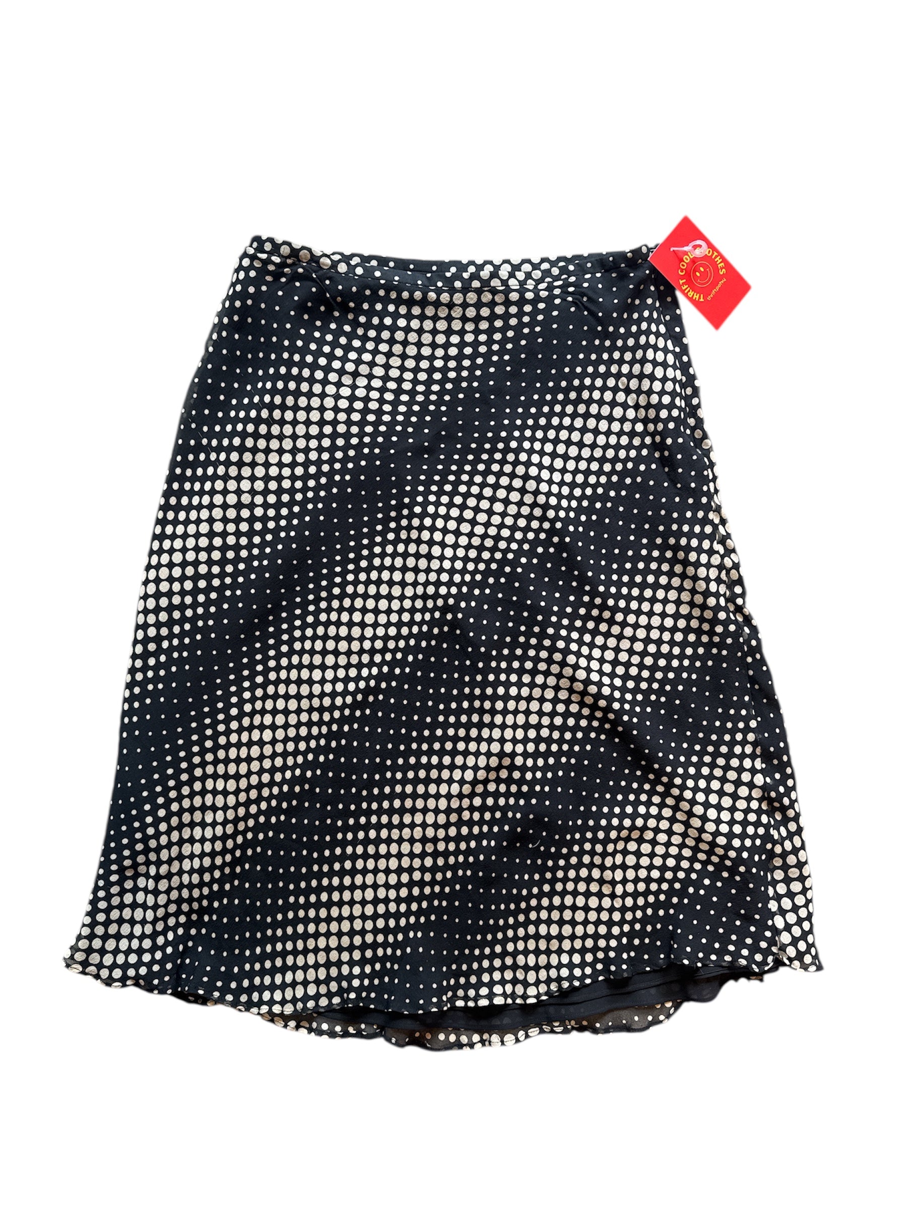 black brown  polka dot skirt, 10