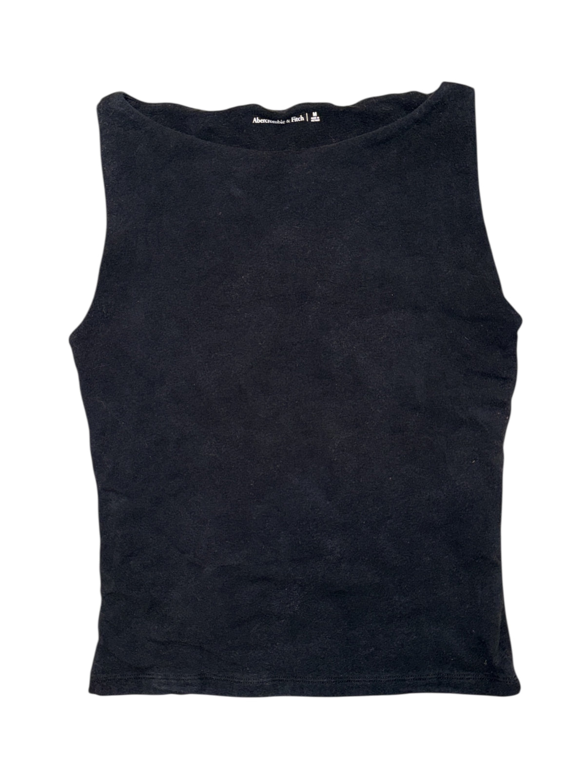 black abercrombie boatneck tank, m