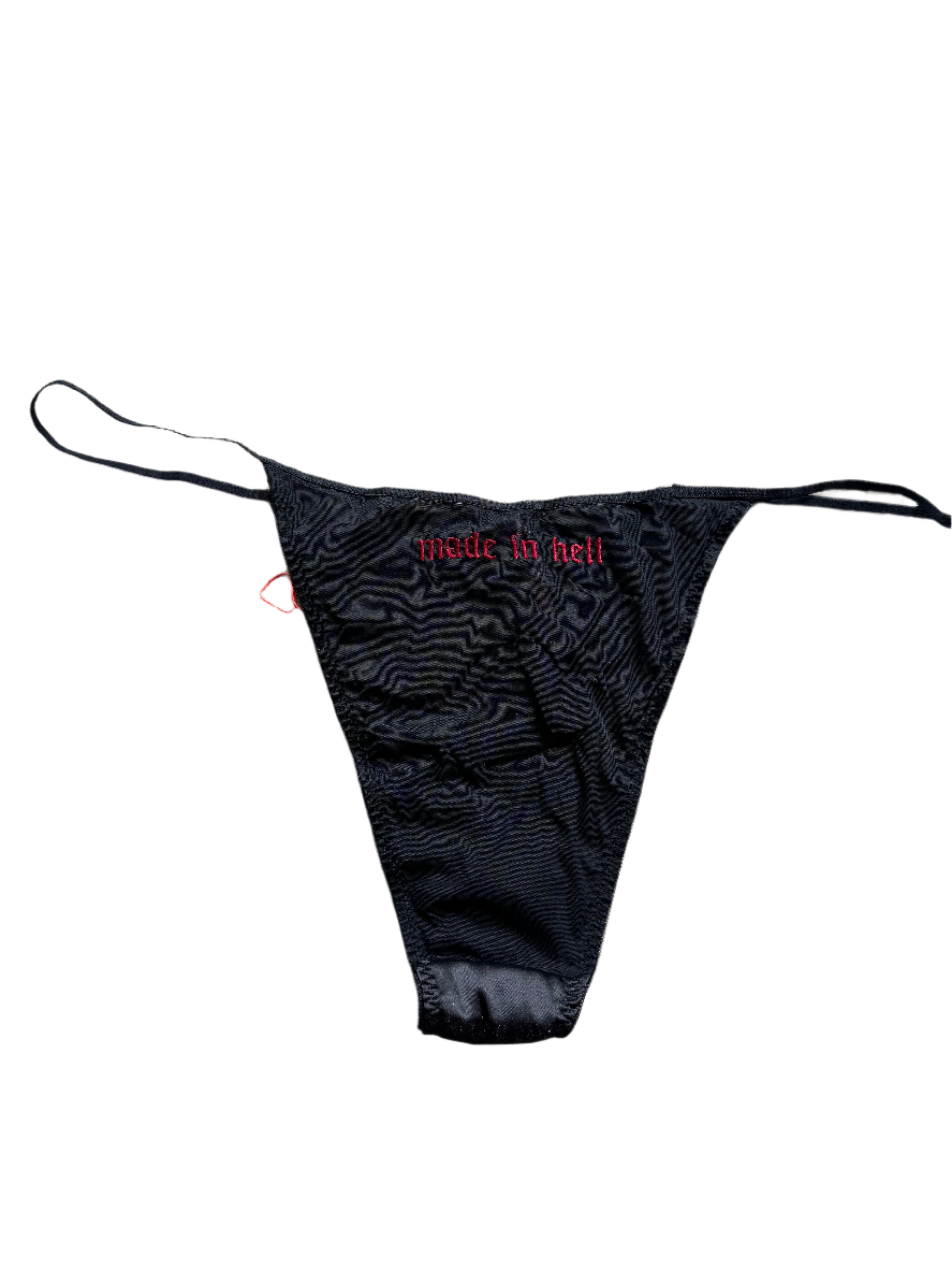made in hell(en) naughty black thong