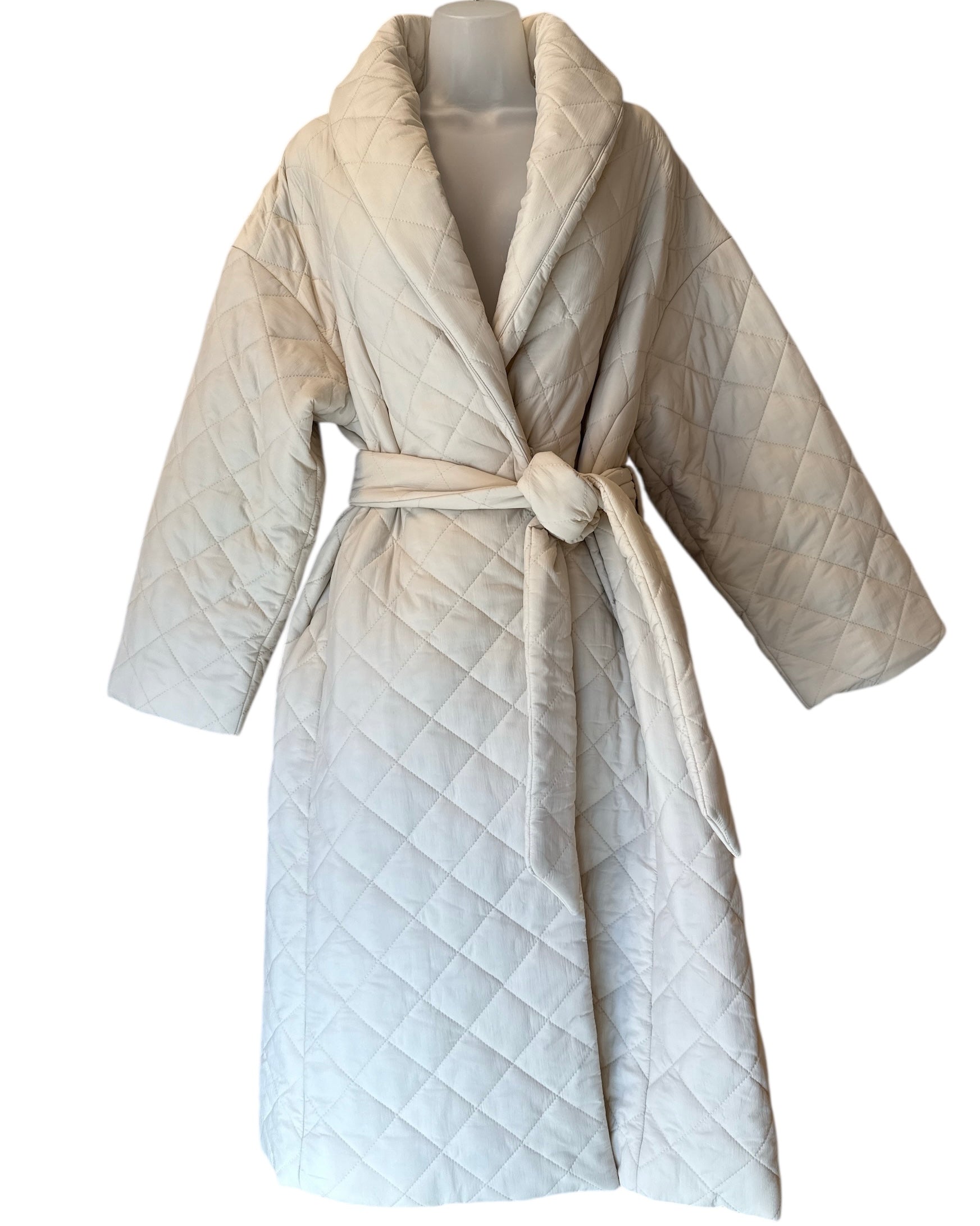 Off white 545 Quilted trench, M/l