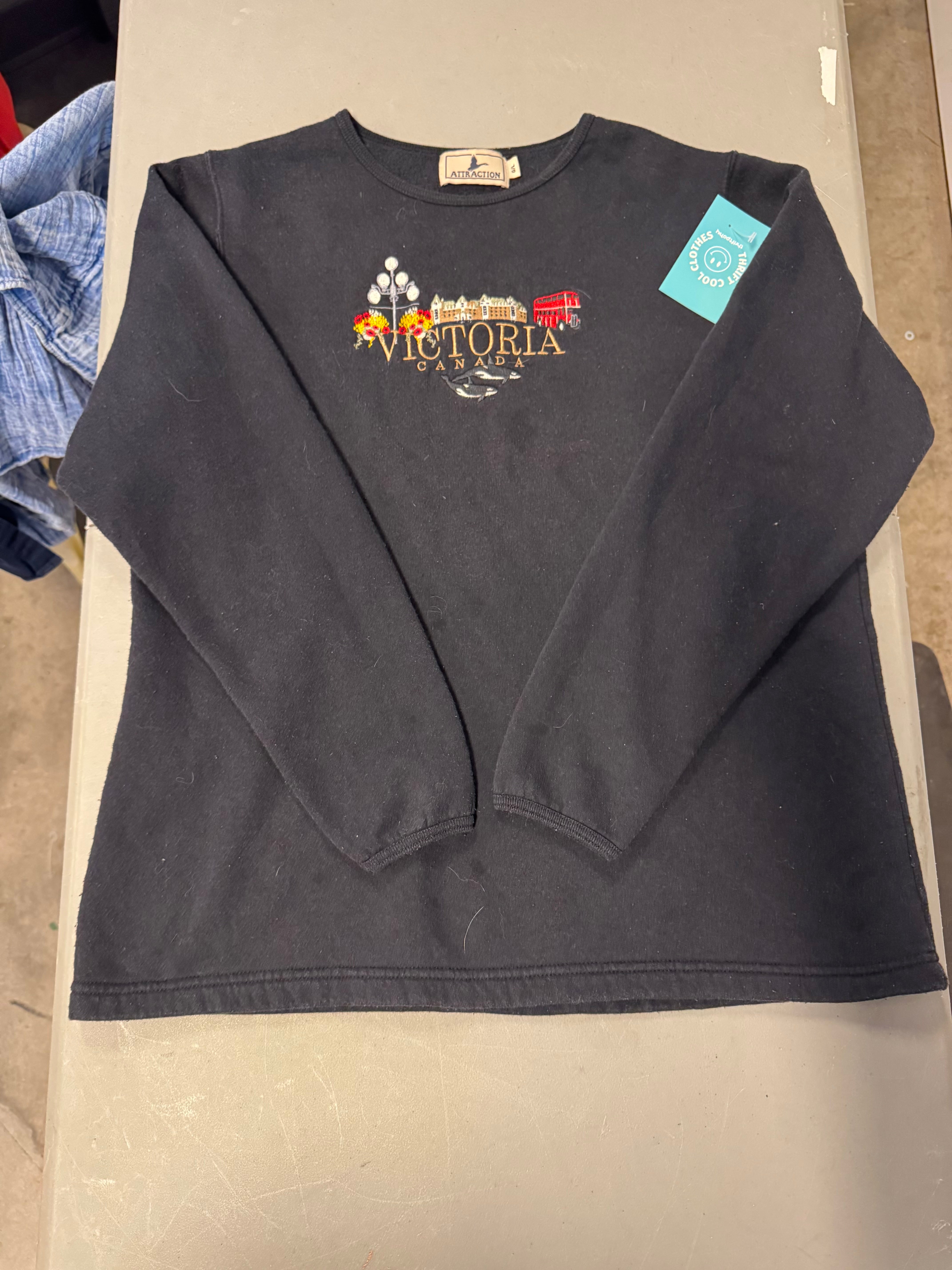 black Attraction Victori crewneck, L