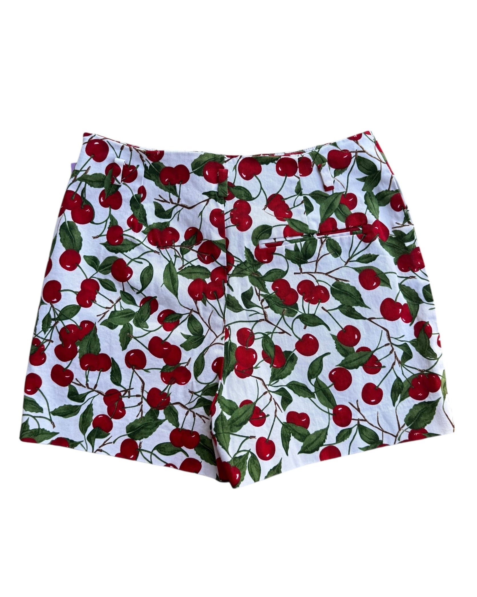 White red Zara Cherry shorts, S