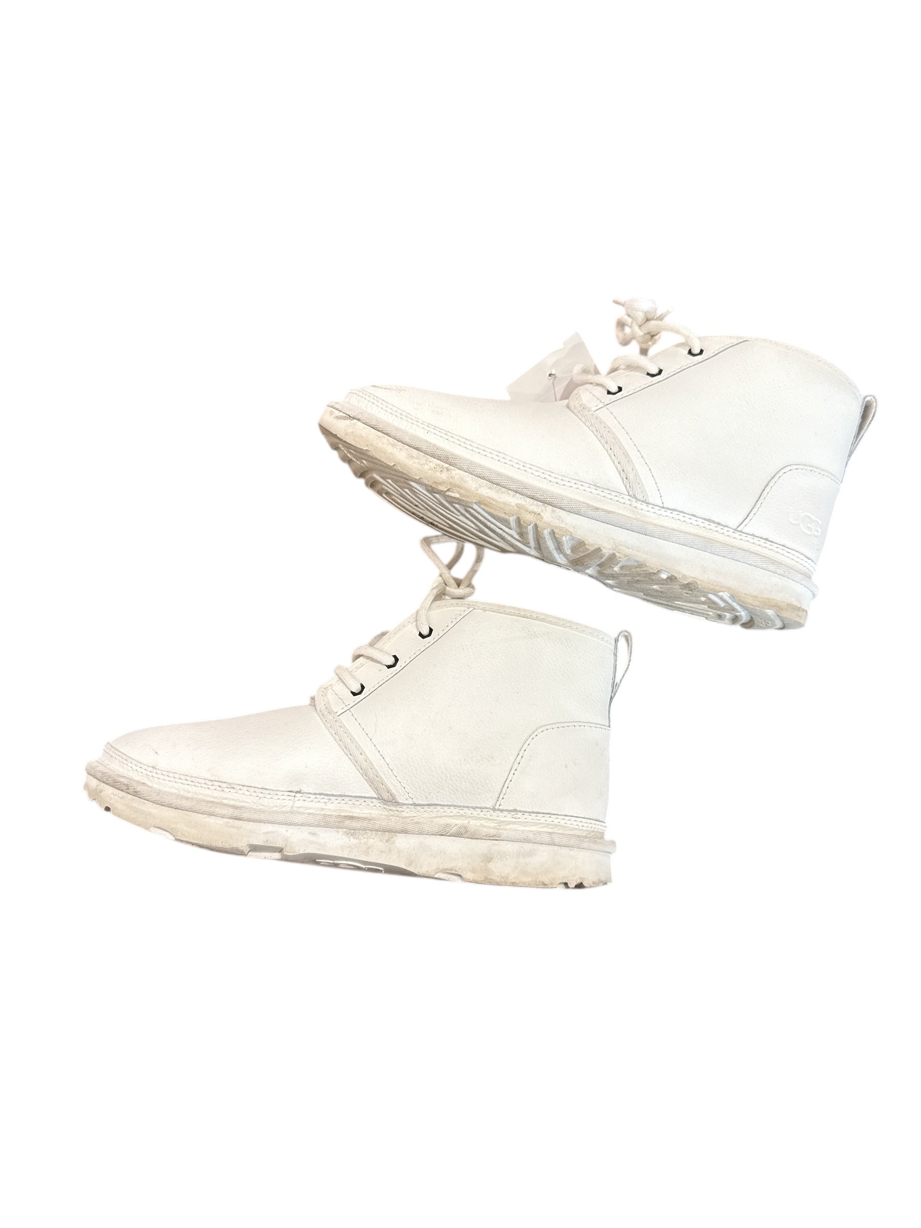 white ugg short boots lace up, 5