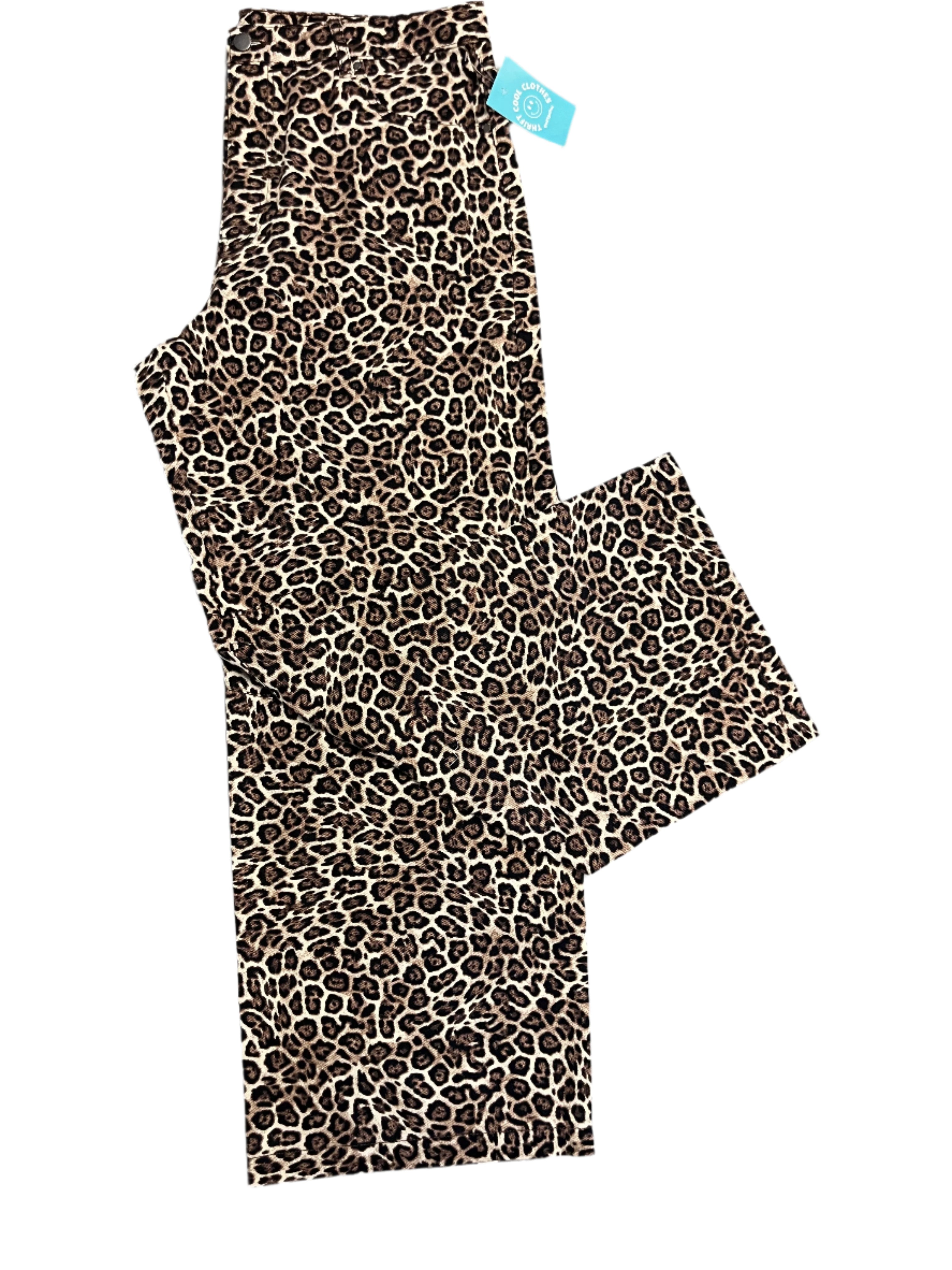 brown no boundaries leopard pants, 20