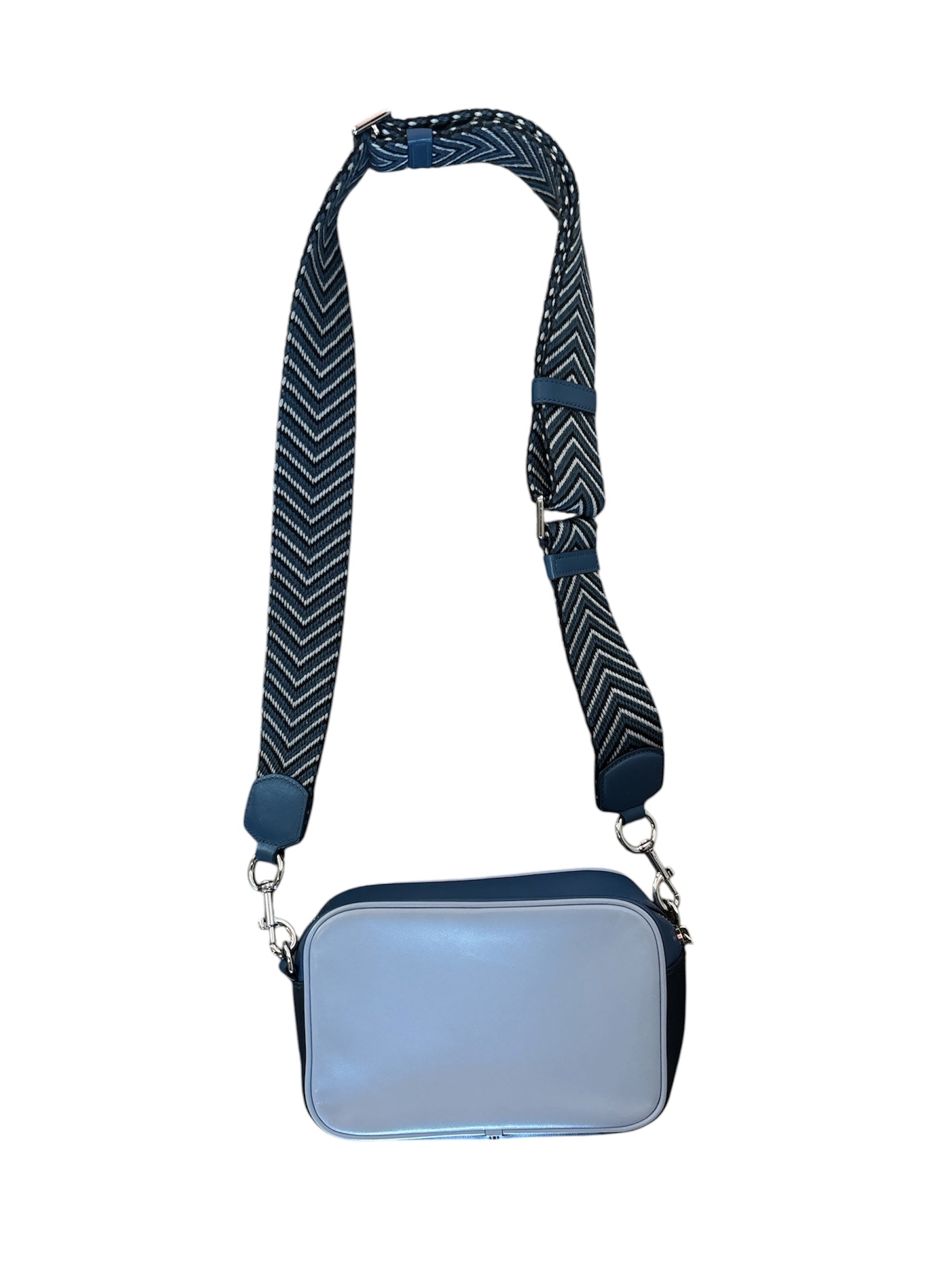 blue marc jacobs the flash bag crossbody purse