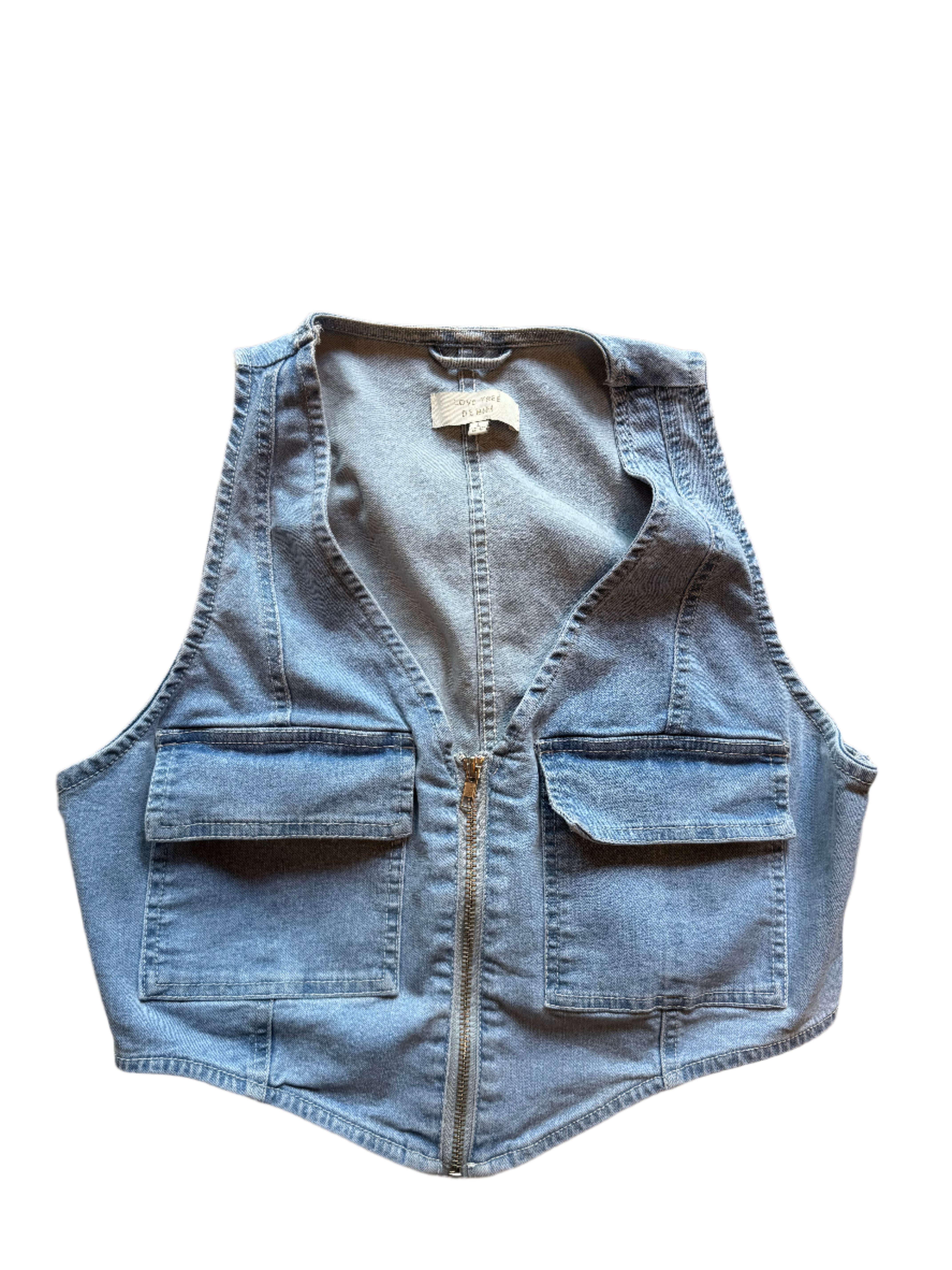 Love Tree Denim denim vest, L
