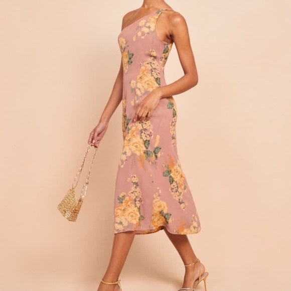 Beige Reformation Long dress, 8