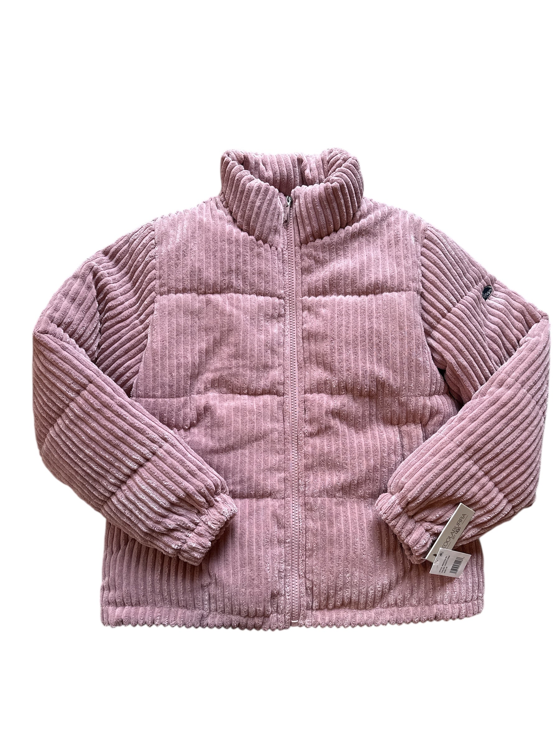 dusty pink koolaburra by UGG cord puffer jacket, m