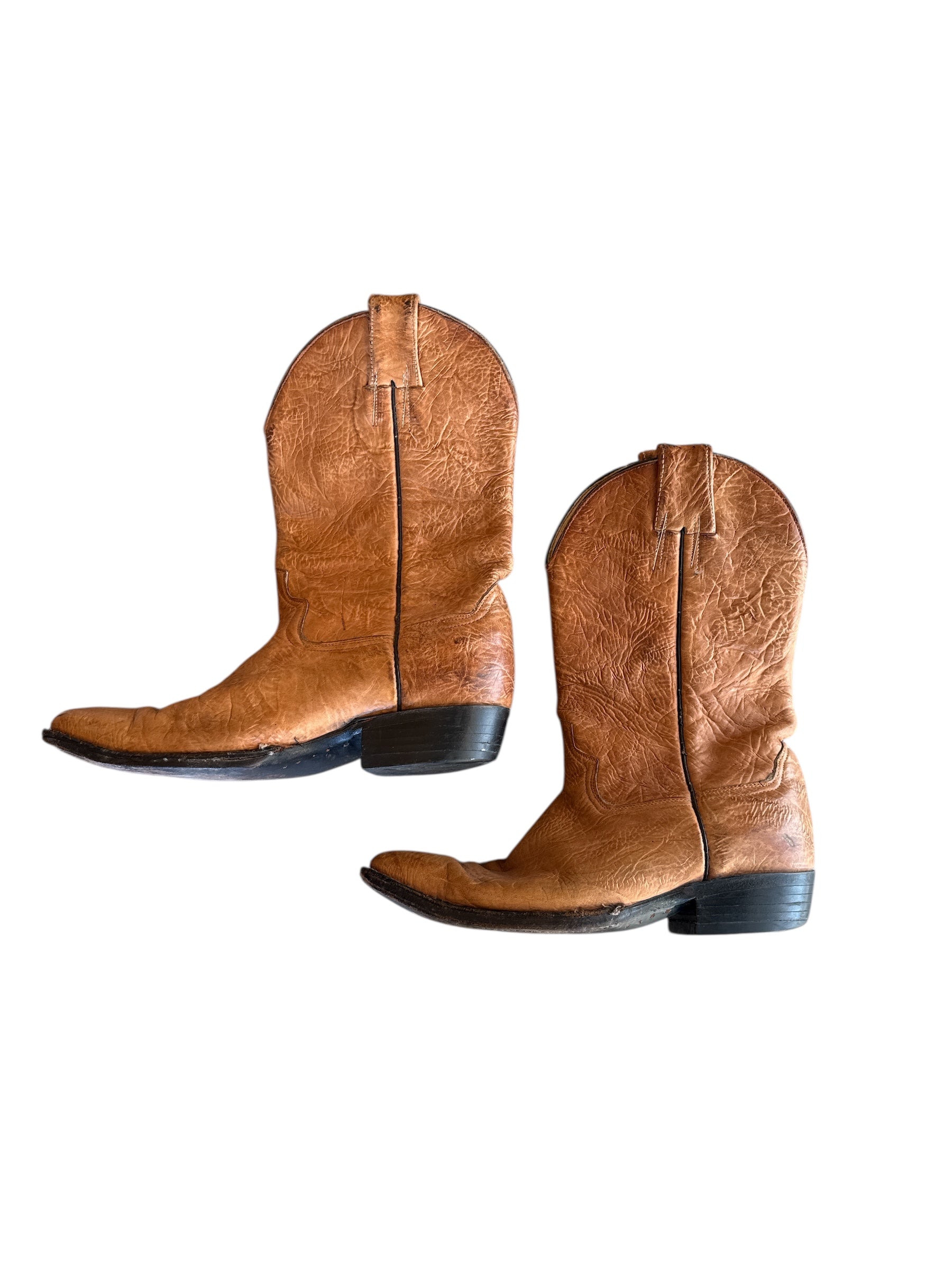 brown  leather boots Fits like a size 10 in men’s