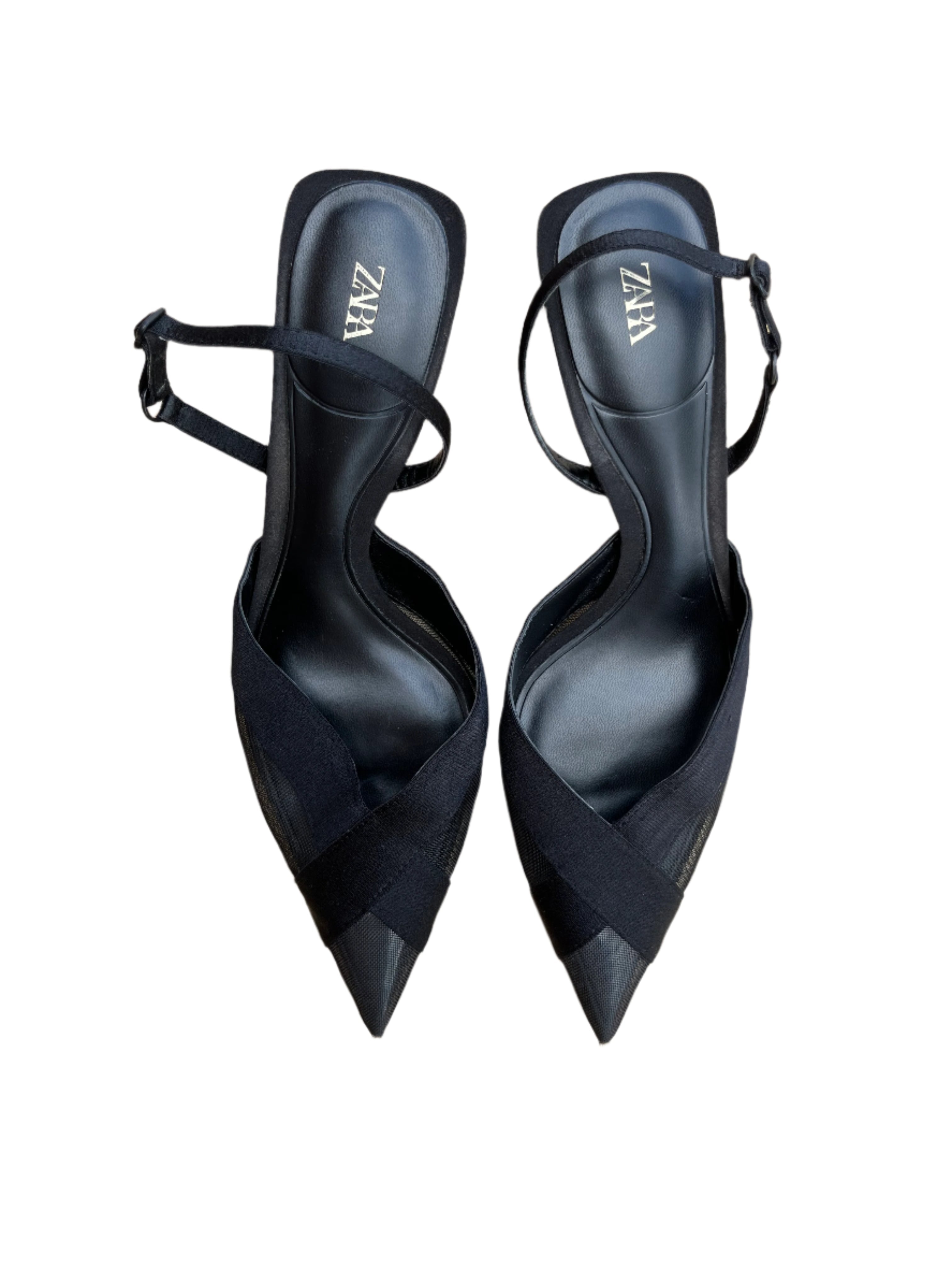 Black zara Kitten heels, 38